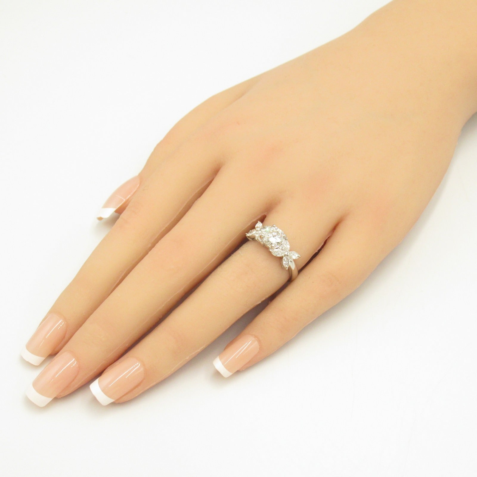 JEWELRY PT900鉑金Diamond Ring鑽石戒指US#5.75