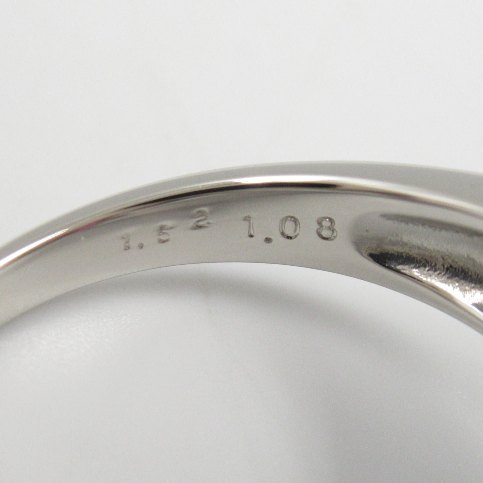 JEWELRY PT900鉑金Ruby/Diamond Ring紅寶石/鑽石戒指US#5.5