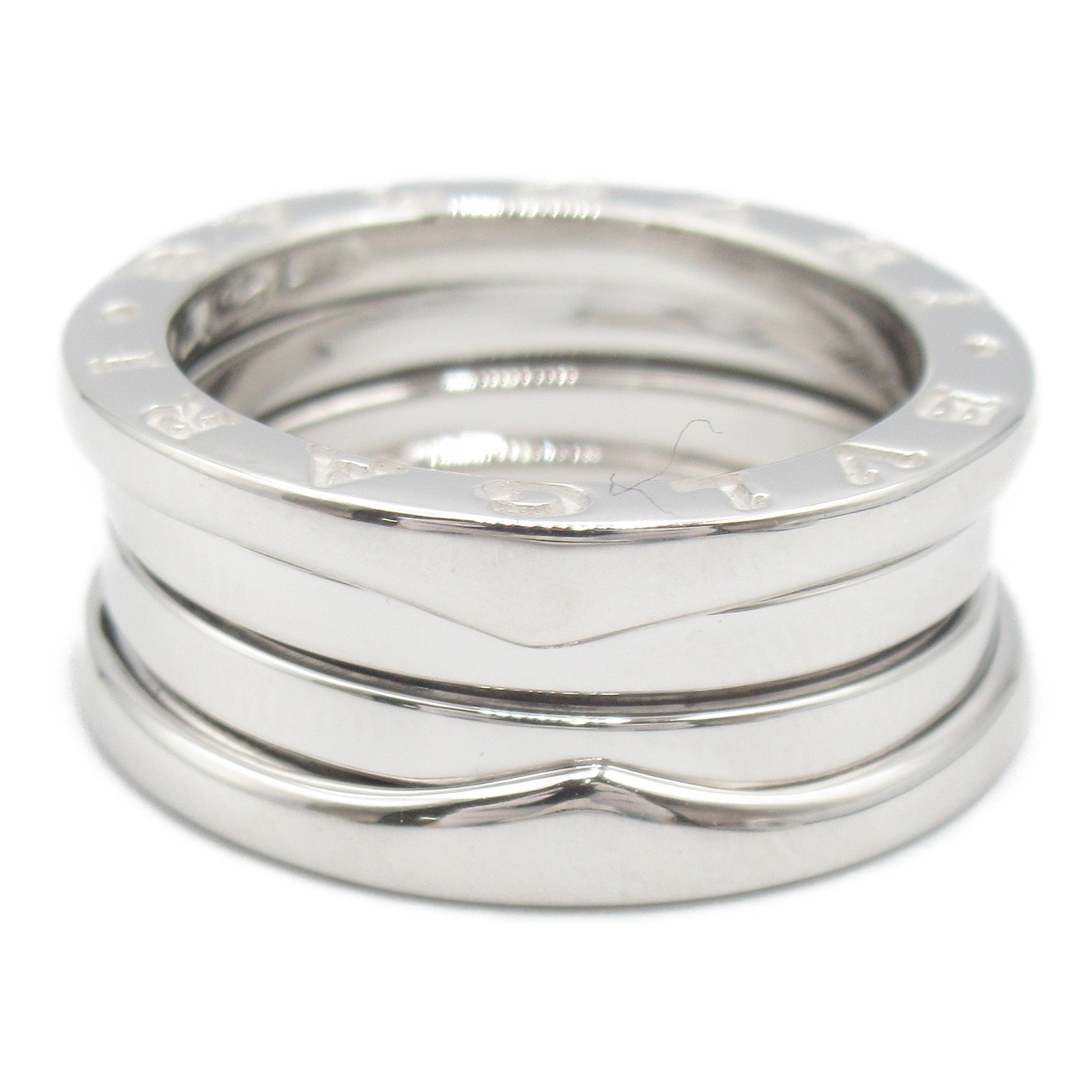 BVLGARI 18K白金B-zero1 Ring戒指US#5.75/BVLGARI#51