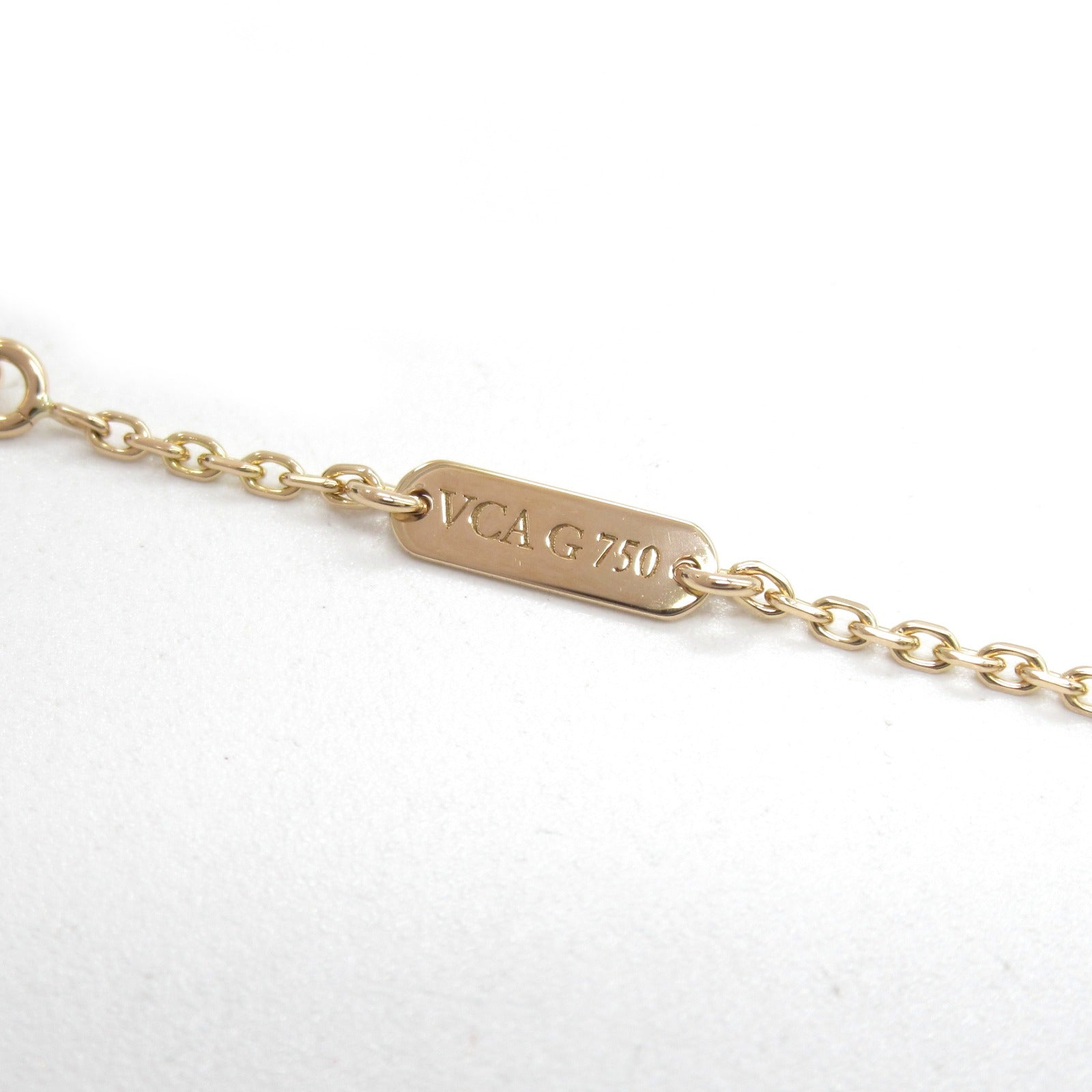 Van Cleef & Arpels 18K玫瑰金Perlee Diamonds Pendant項鍊