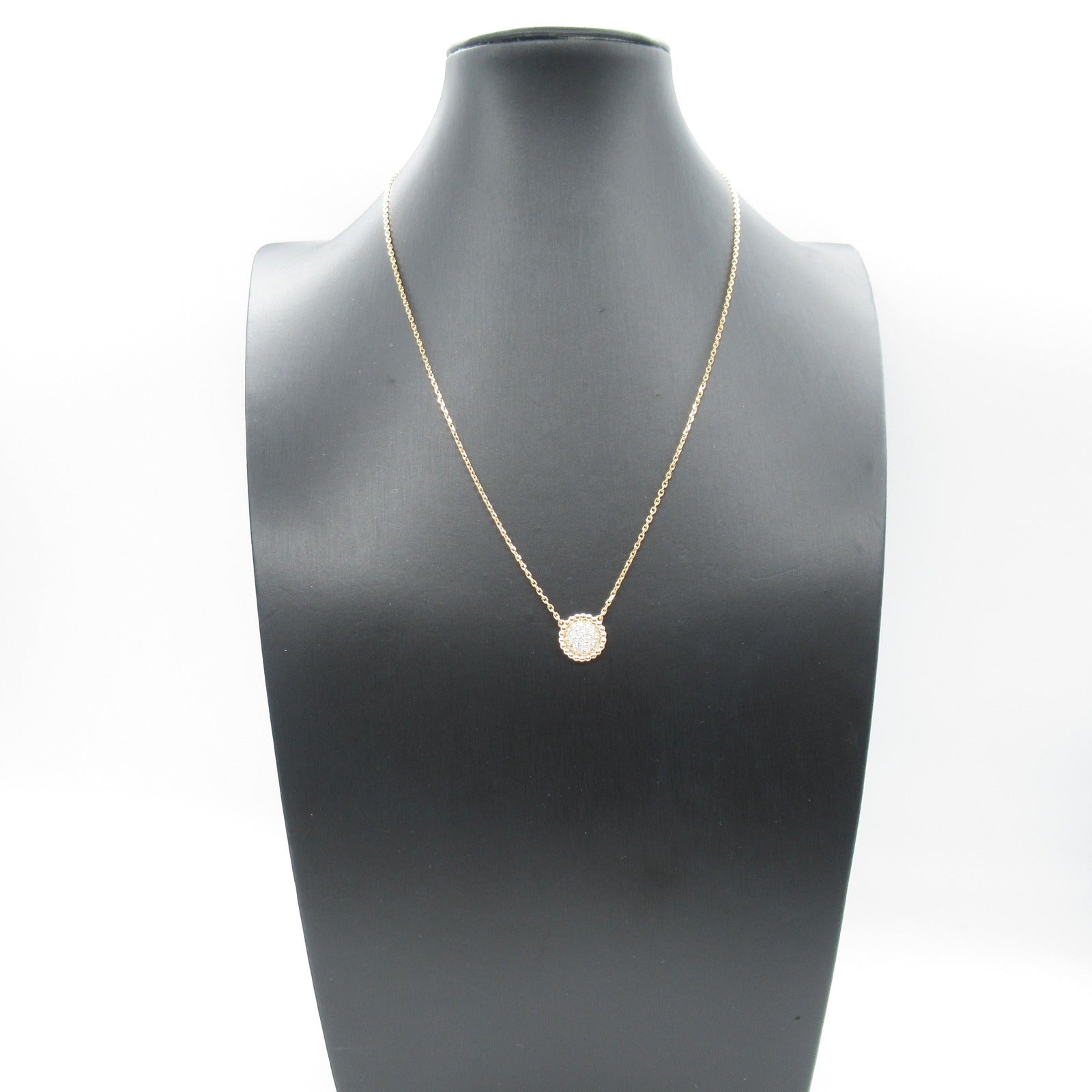 Van Cleef & Arpels 18K玫瑰金Perlee Diamonds Pendant項鍊