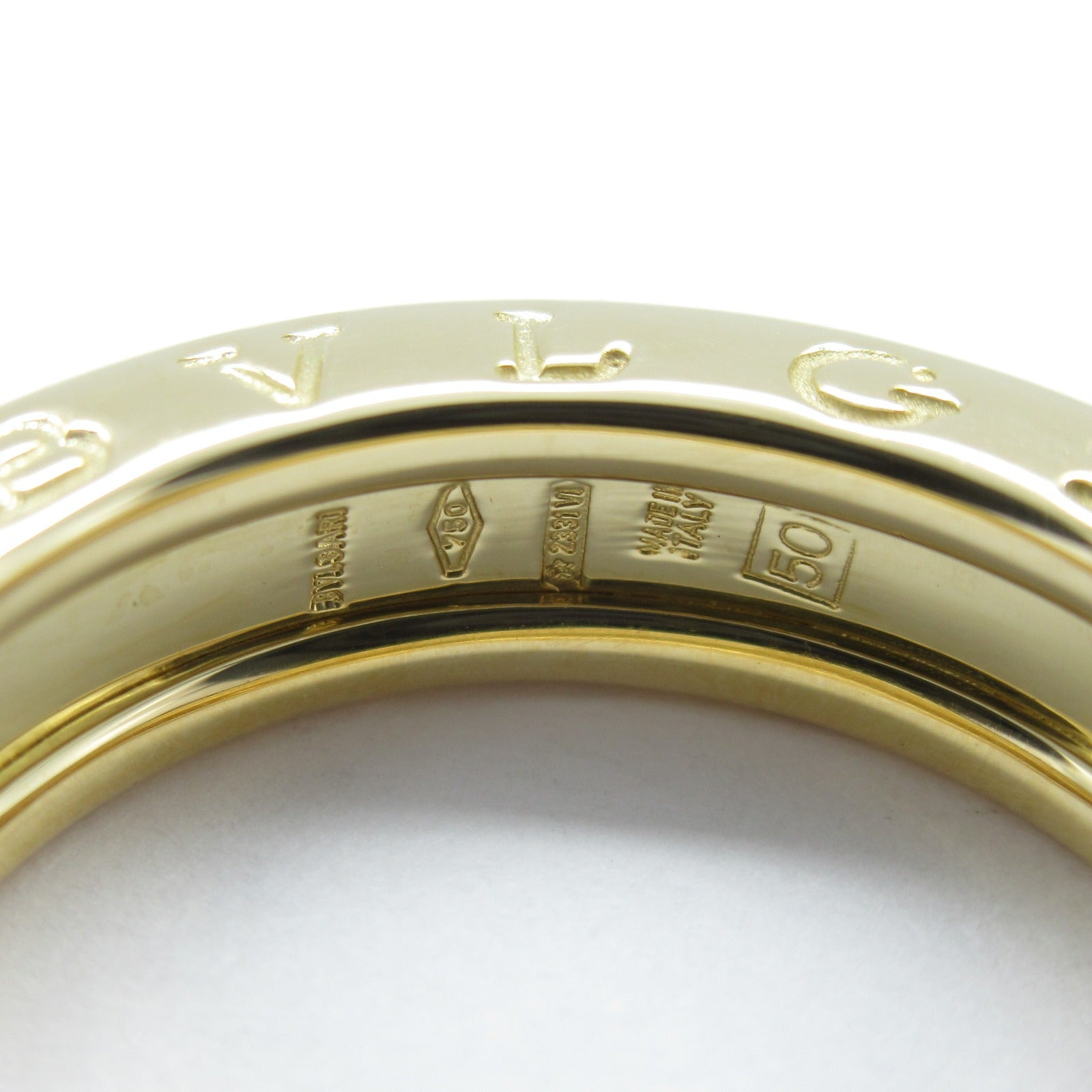 BVLGARI 18K黃金B-zero1 XS Ring戒指US#5.5/BVLGARI#50