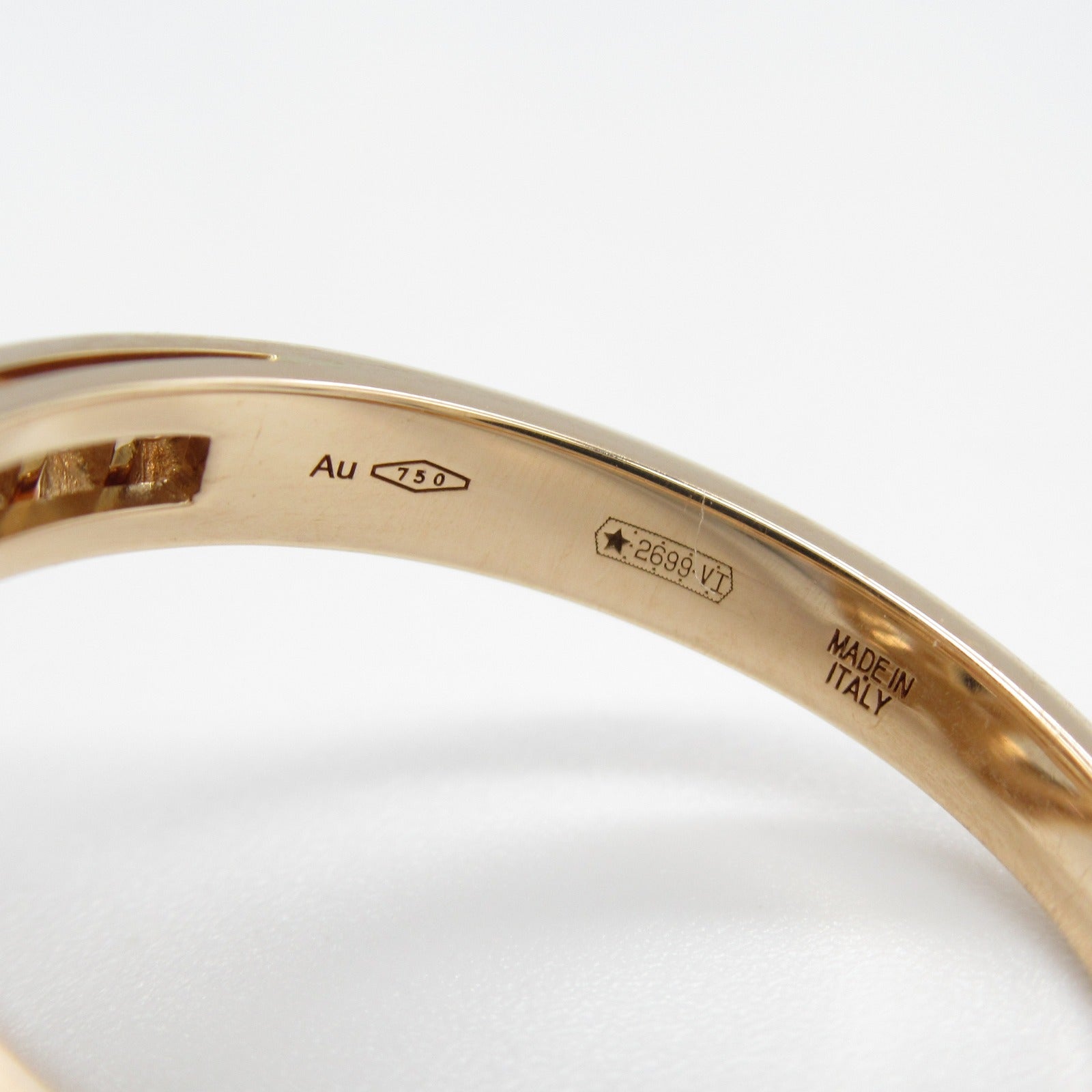 BVLGARI 18K玫瑰金Diva Dream Ring戒指US#5.25