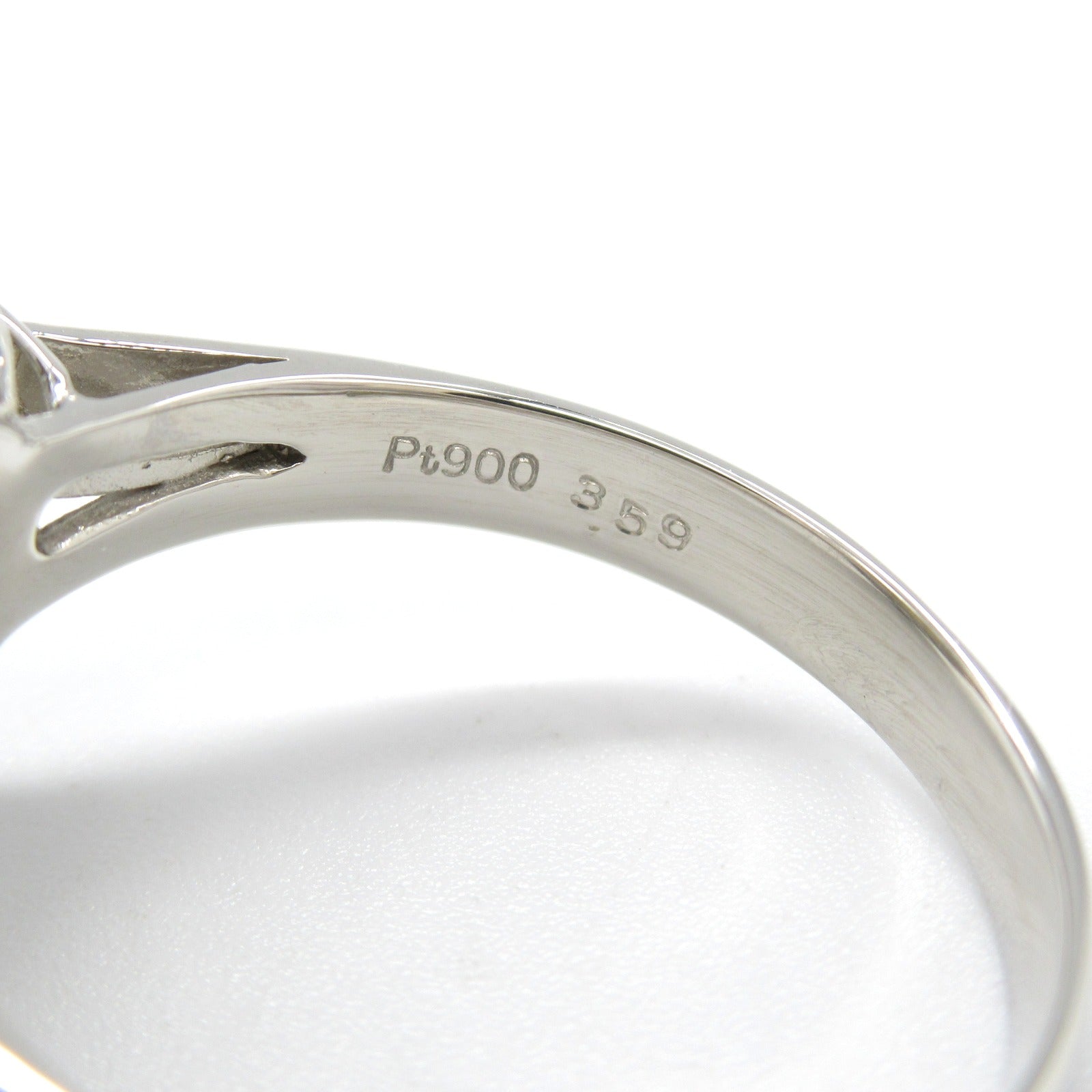 JEWELRY Cat's Eye Diamond Ring PT900 Platinum US#5.75