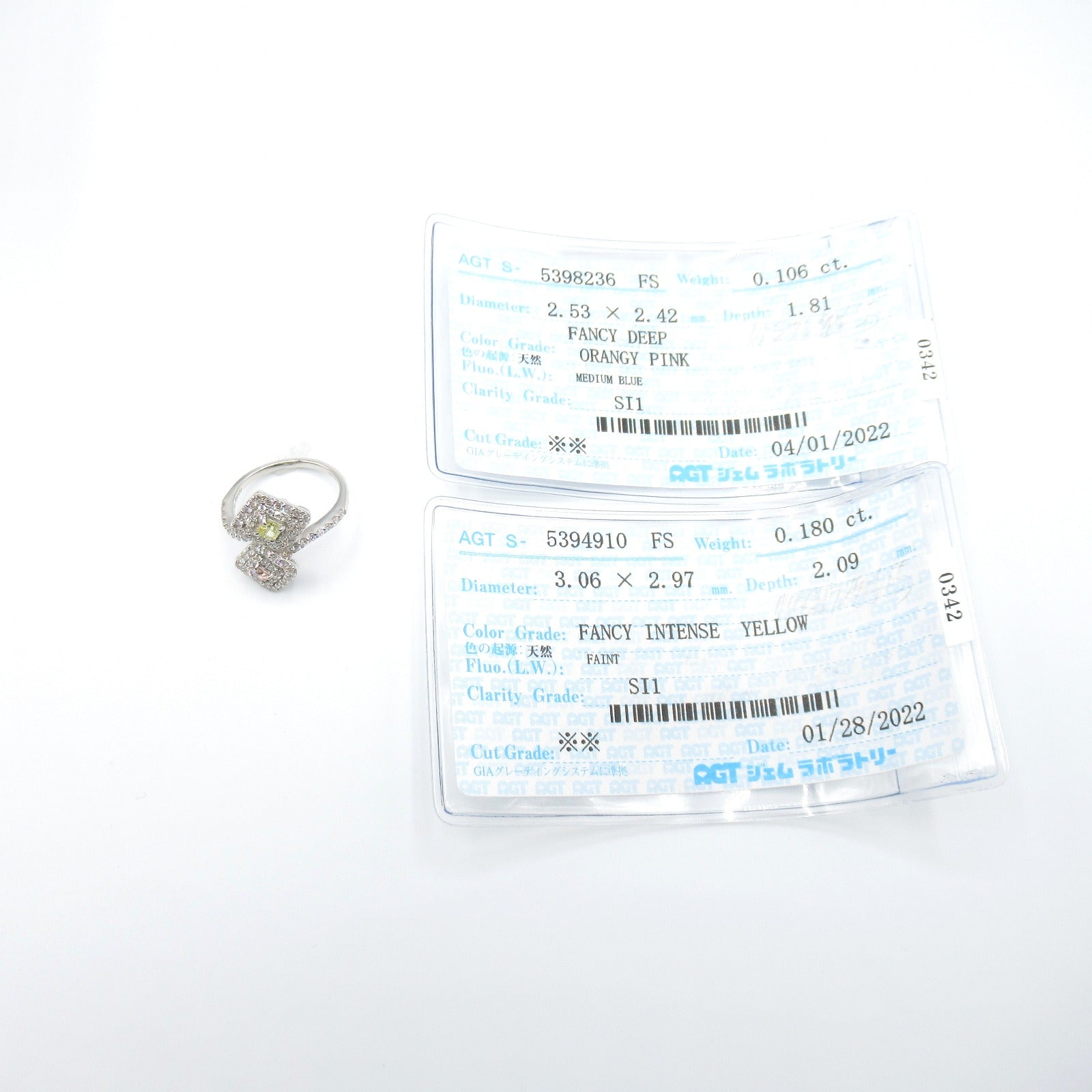 JEWELRY PT950鉑金Diamond Ring鑽石戒指US#5.75