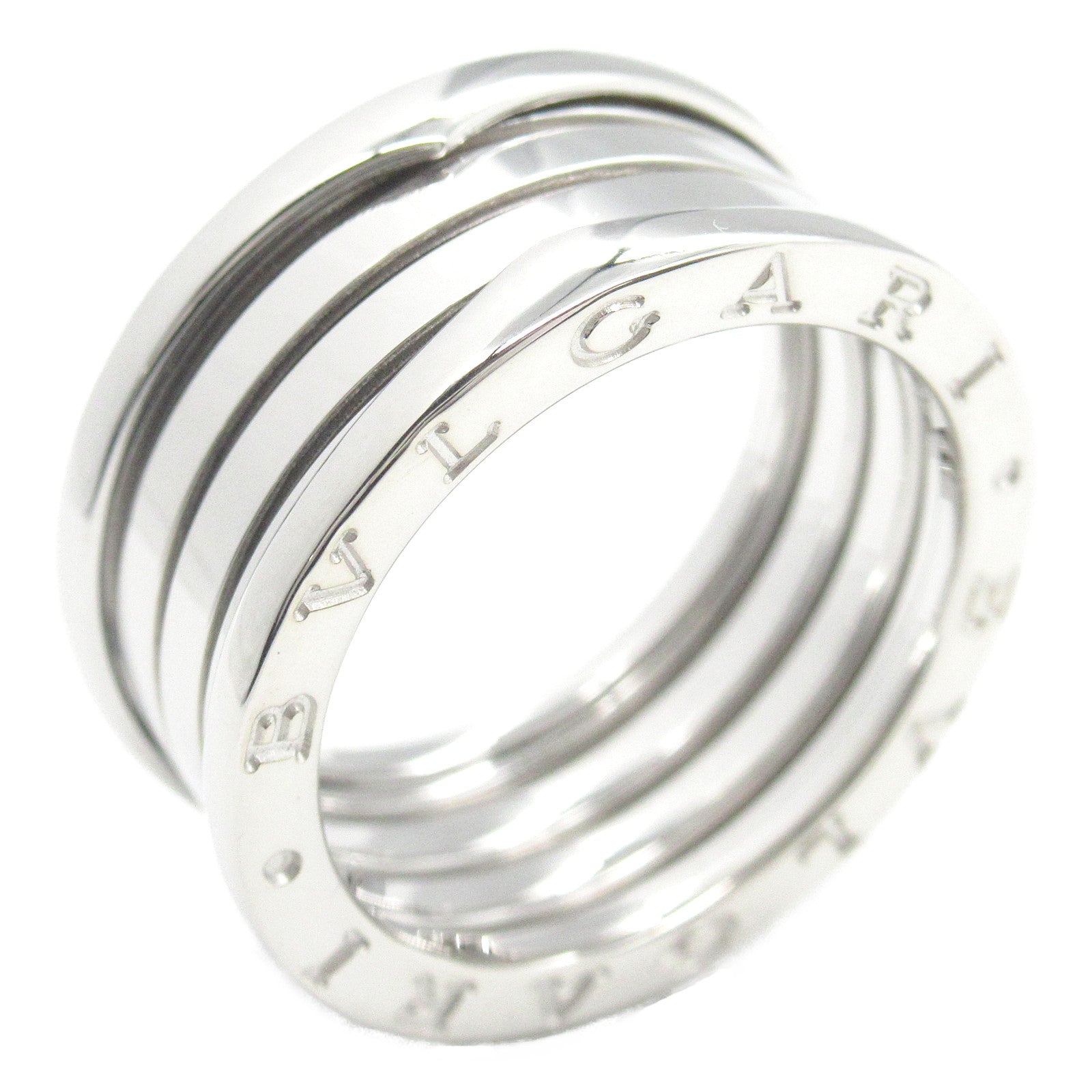 BVLGARI 18K白金B-zero1 Ring戒指US#9/BVLGARI＃59