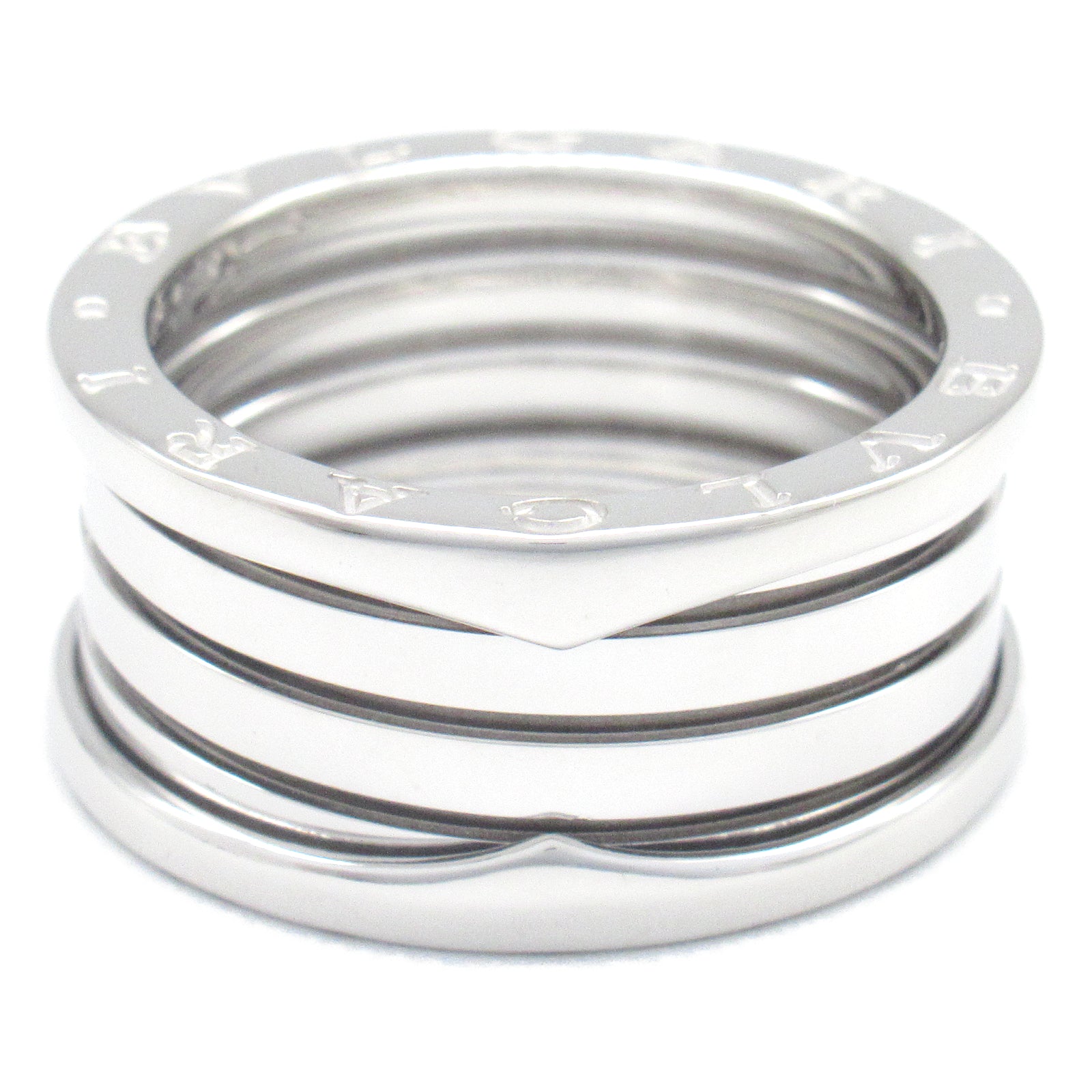 BVLGARI 18K白金B-zero1 Ring戒指US#9/BVLGARI＃59
