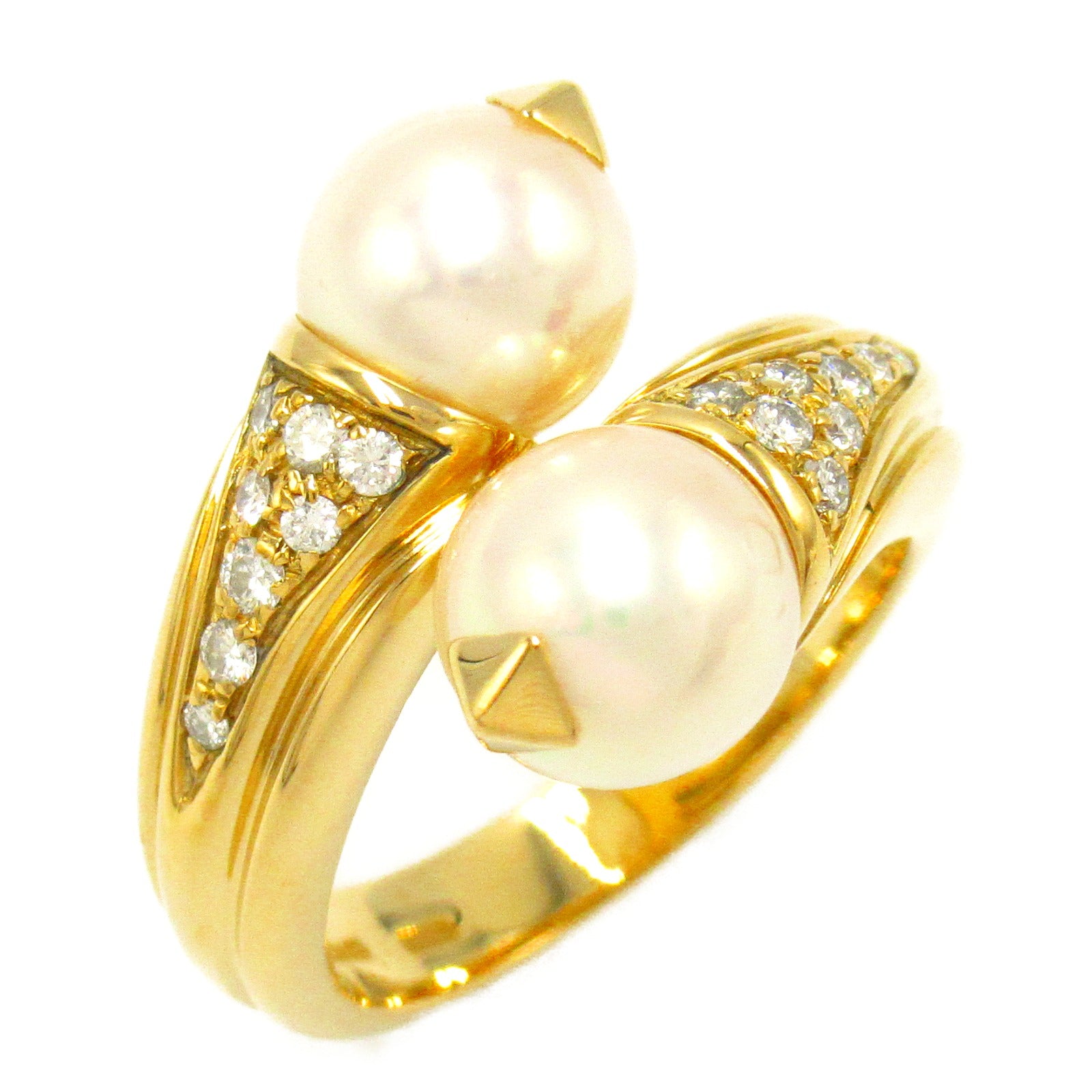 BVLGARI 18K黃金Passo Doppio Ring戒指US#5.75/BVLGARI＃51