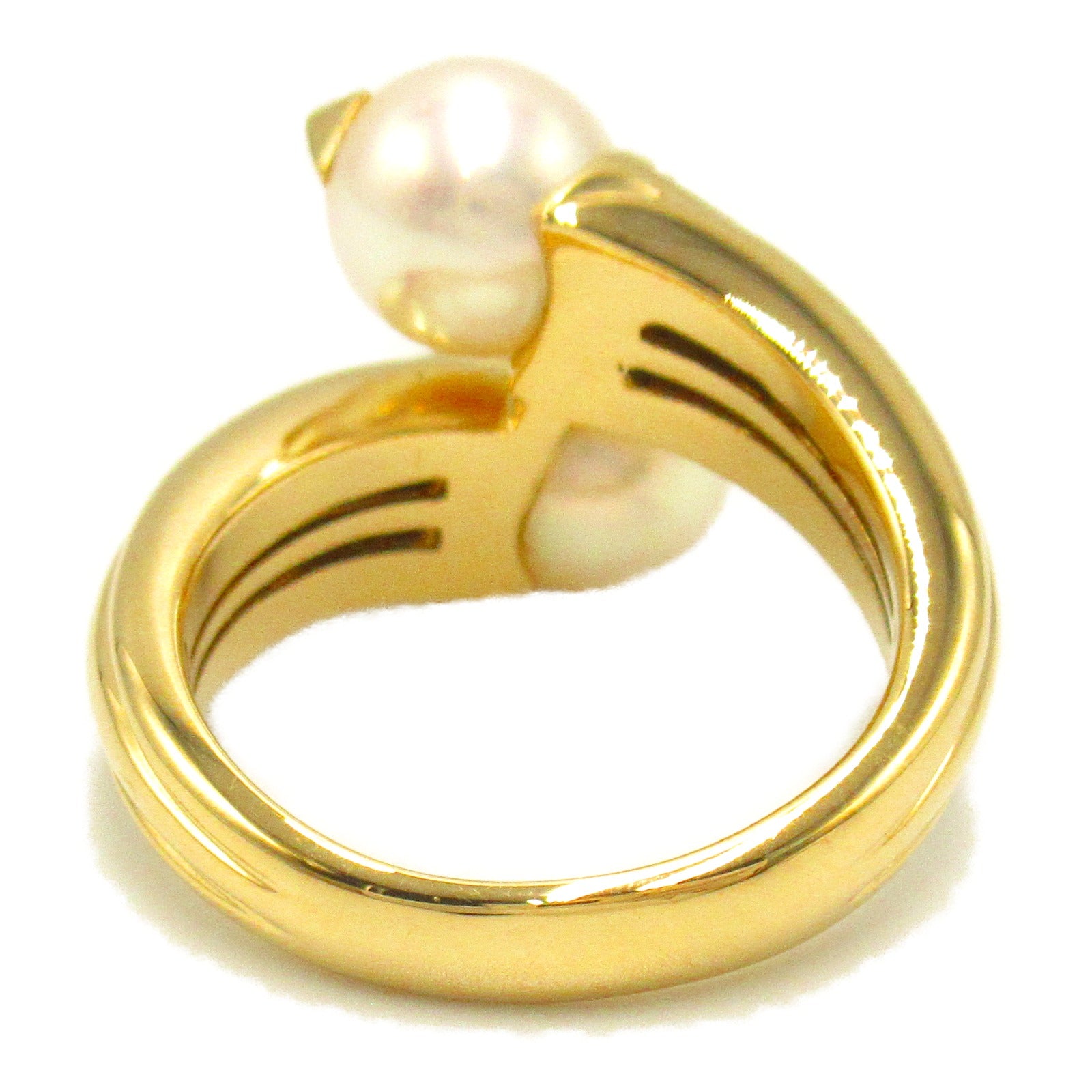 BVLGARI 18K黃金Passo Doppio Ring戒指US#5.75/BVLGARI＃51