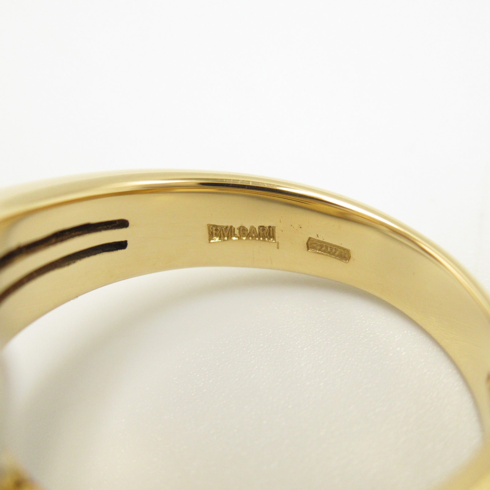 BVLGARI 18K黃金Passo Doppio Ring戒指US#5.75/BVLGARI＃51