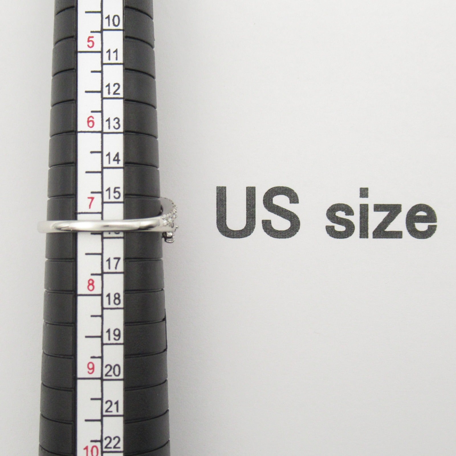 JEWELRY PT900鉑金Ruby/Diamond Ring紅寶石/鑽石戒指US#7