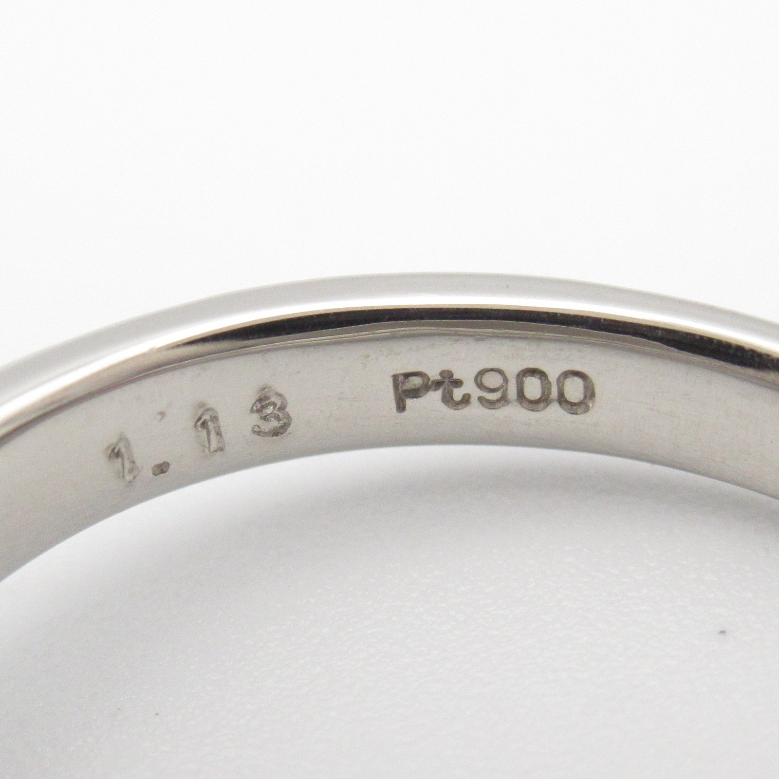 JEWELRY PT900鉑金Ruby/Diamond Ring紅寶石/鑽石戒指US#6