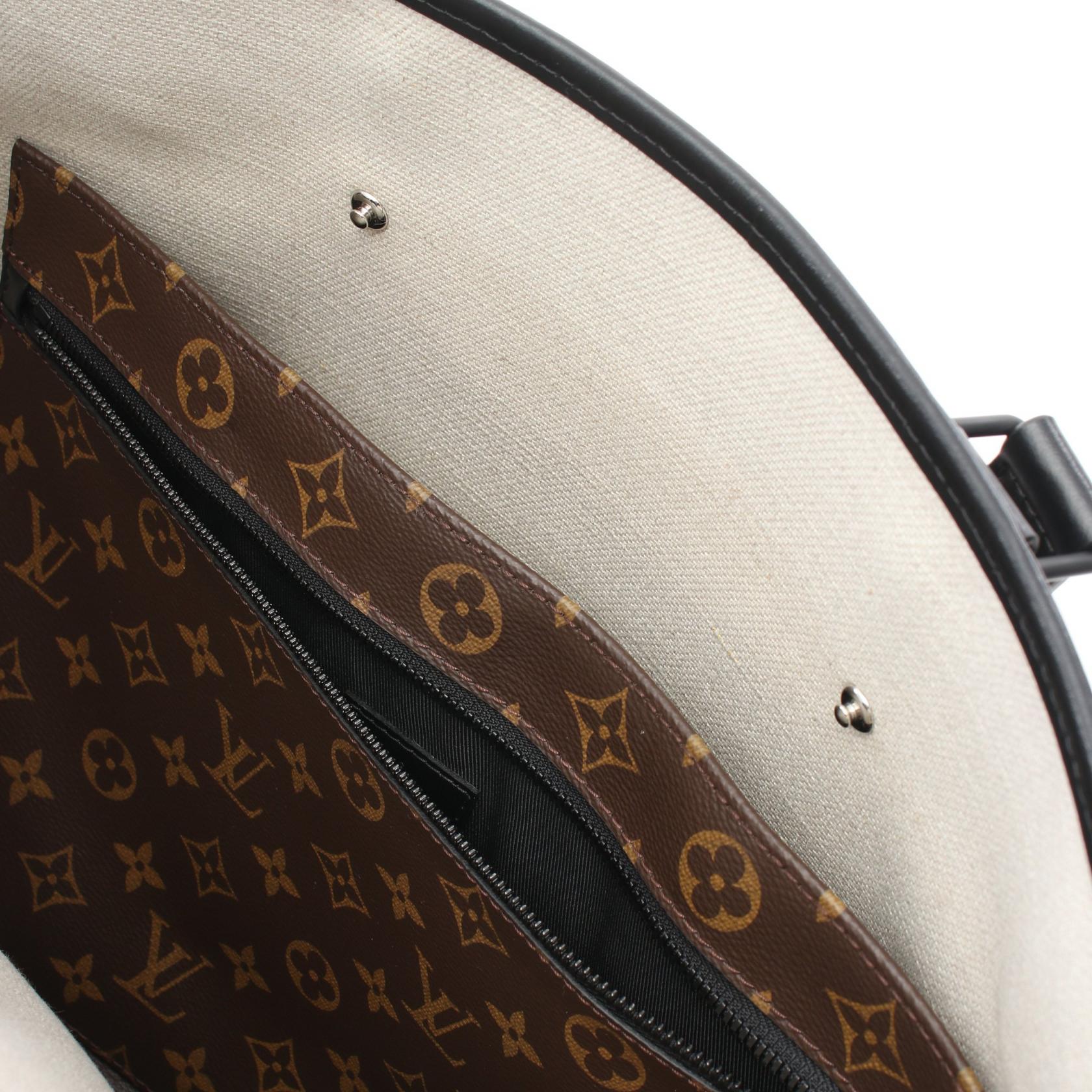 LOUIS VUITTON Monogram Macassar Weekend Tote手挽肩背兩用袋