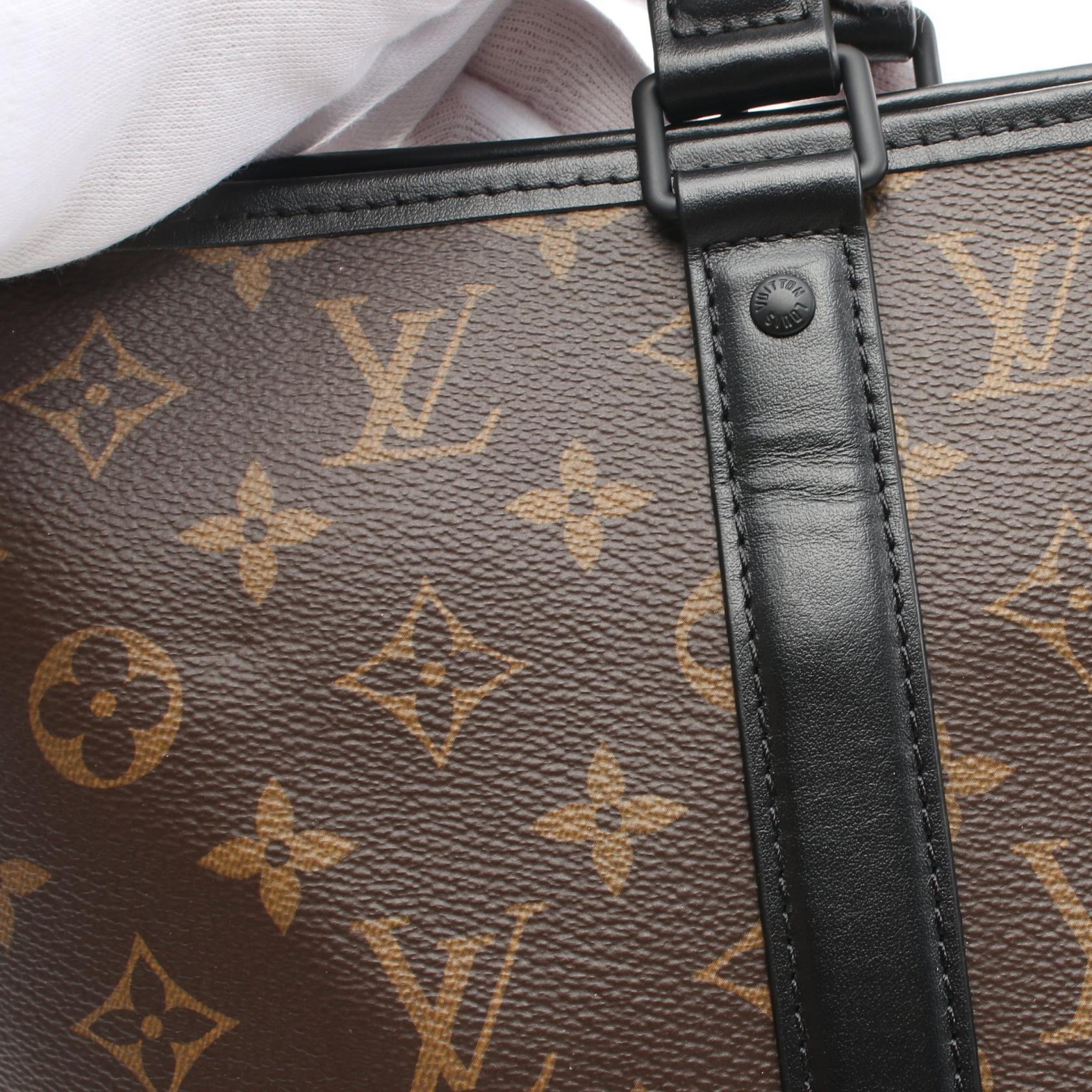 LOUIS VUITTON Monogram Macassar Weekend Tote手挽肩背兩用袋