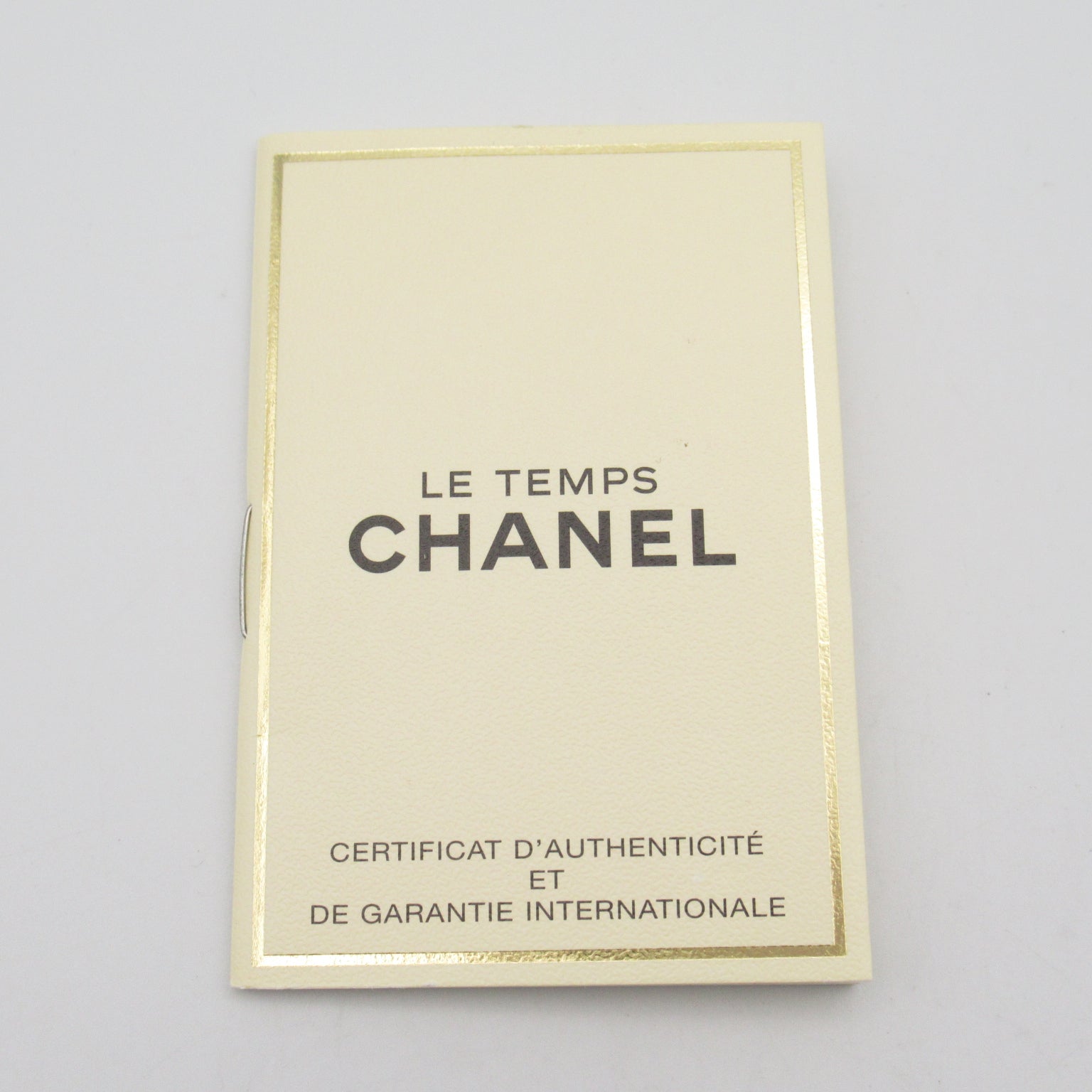 CHANEL Premiere L不鏽鋼手錶石英機芯黑色#16cm