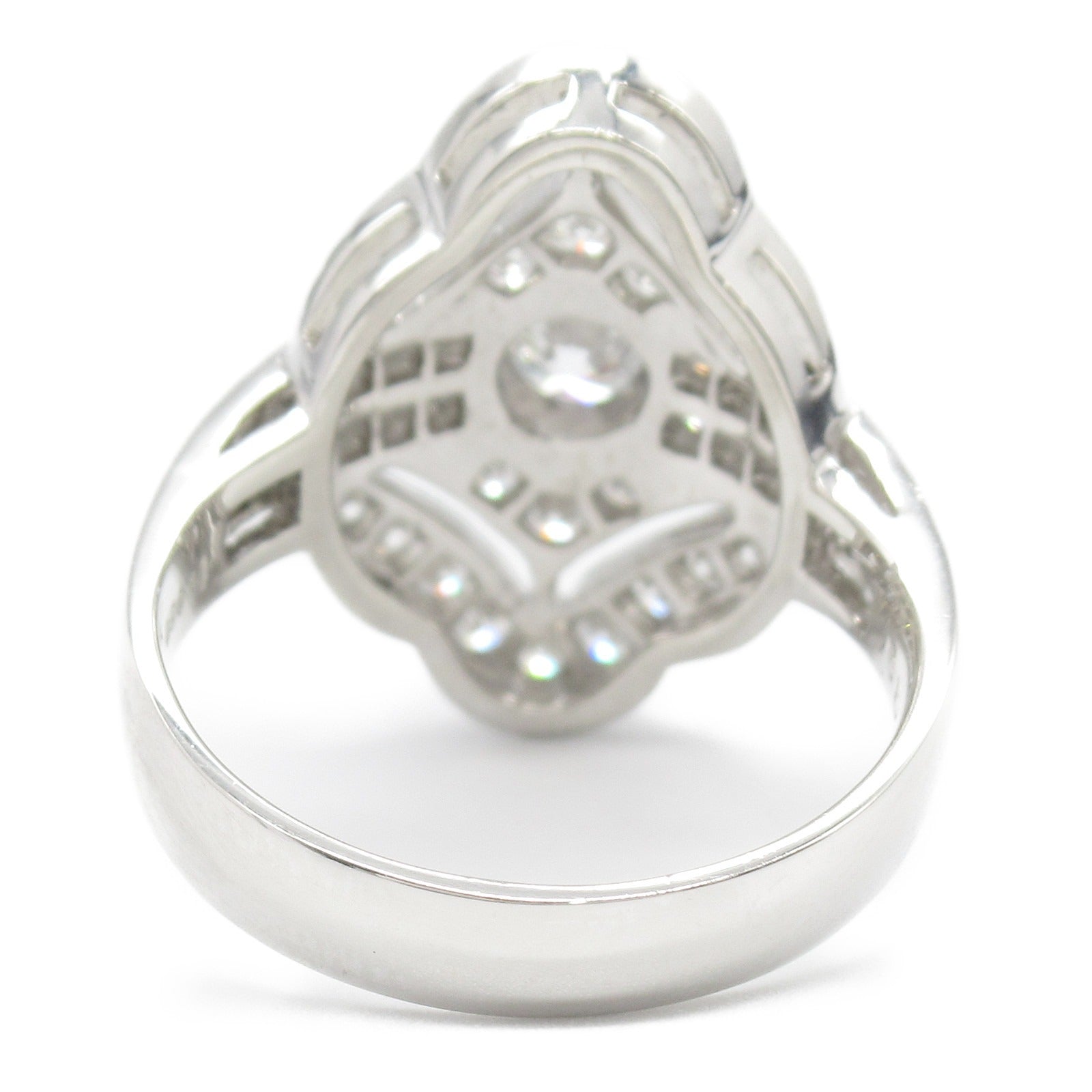 JEWELRY PT950鉑金Diamond Ring鑽石戒指US#6.75