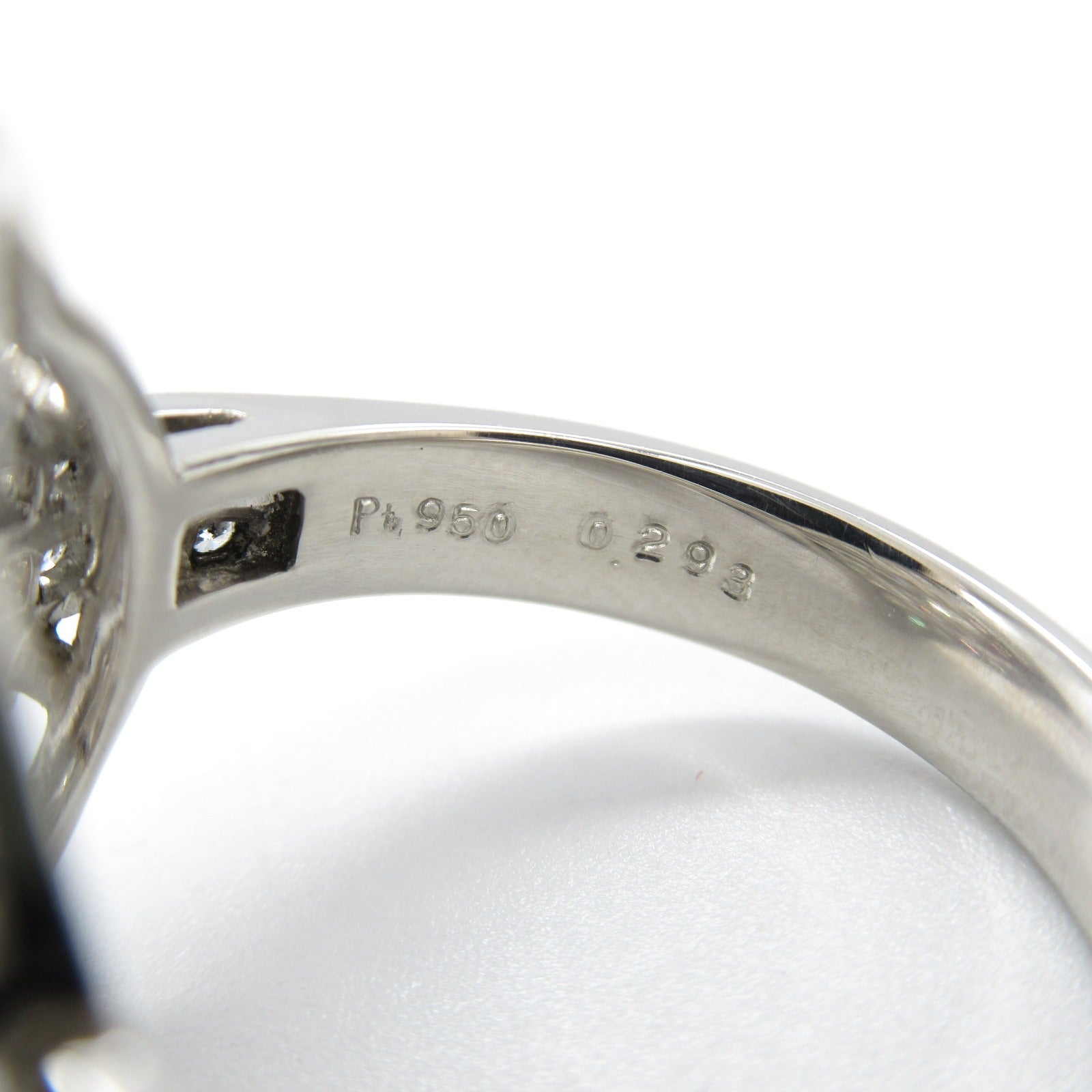 JEWELRY PT950鉑金Diamond Ring鑽石戒指US#6.75