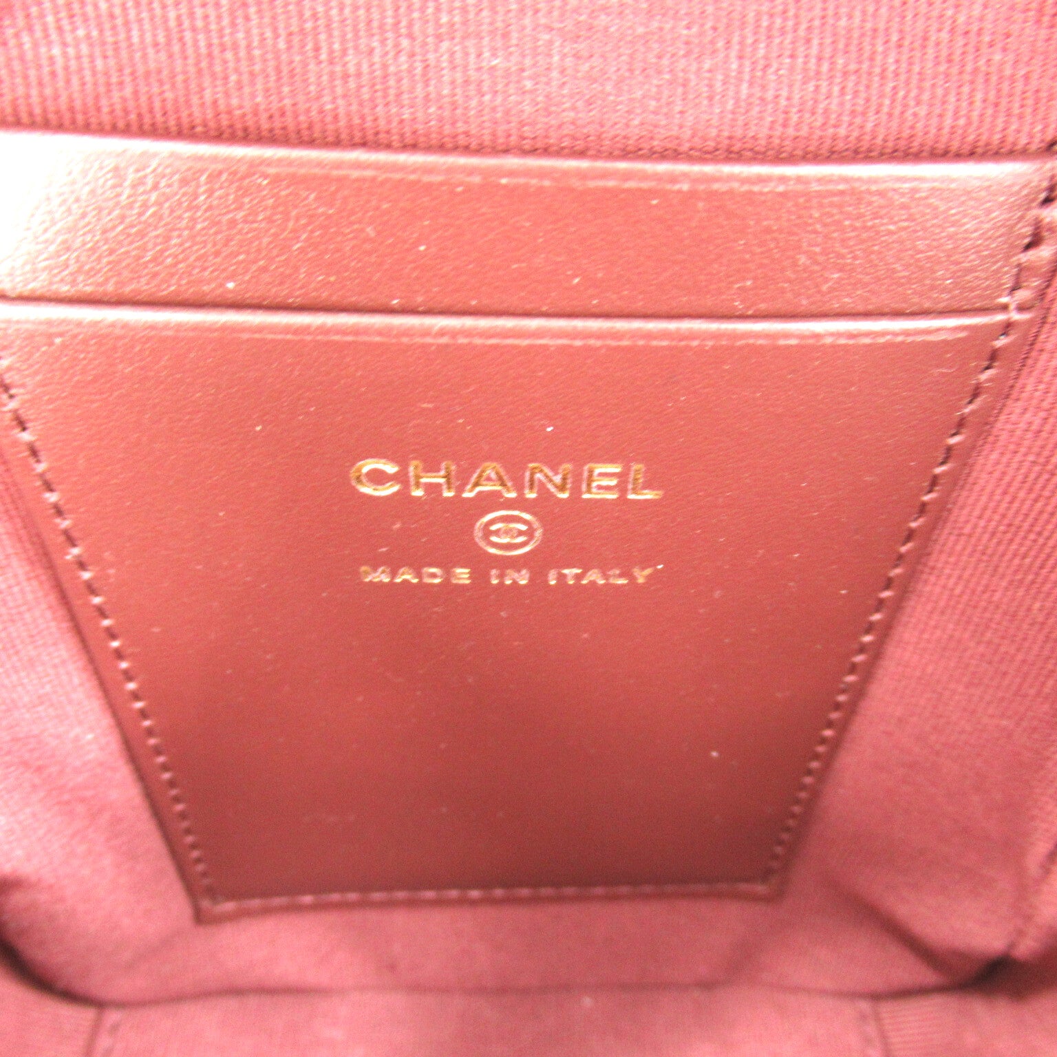CHANEL CC GHW Backpack Rucksack Calfskin Leather Black