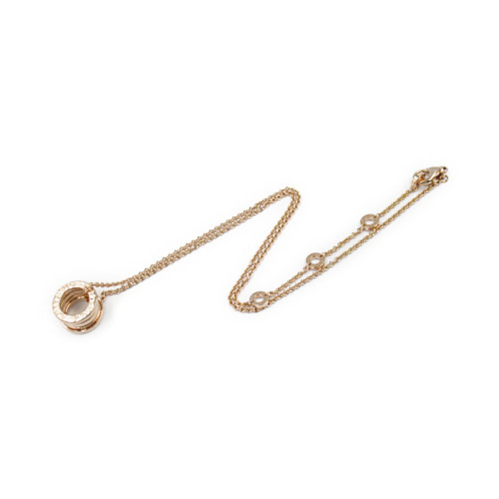 BVLGARI 18K玫瑰金B-zero1 Necklace項鍊