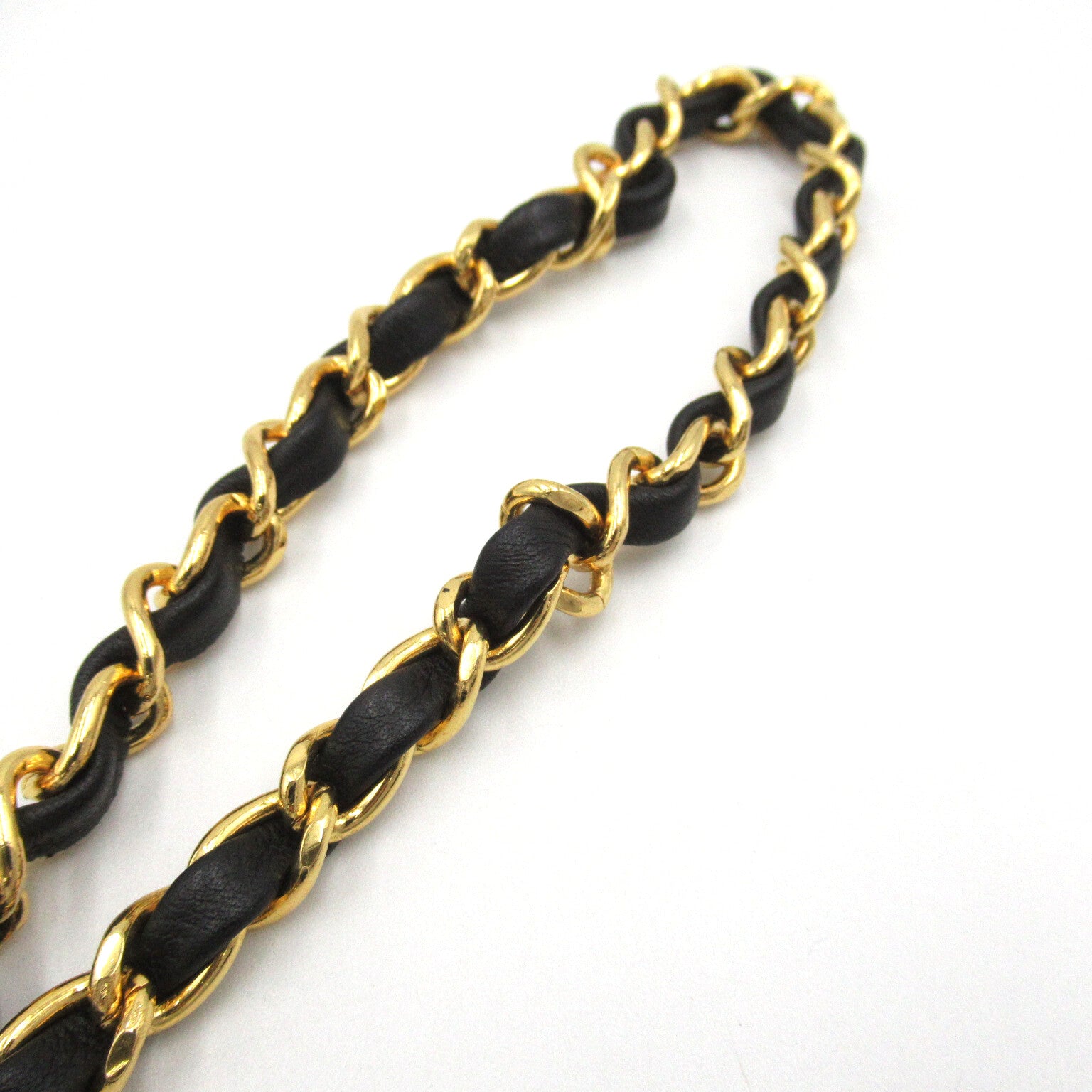 CHANEL【激減優惠】 羊皮皮革Chain Shoulder金扣肩背袋