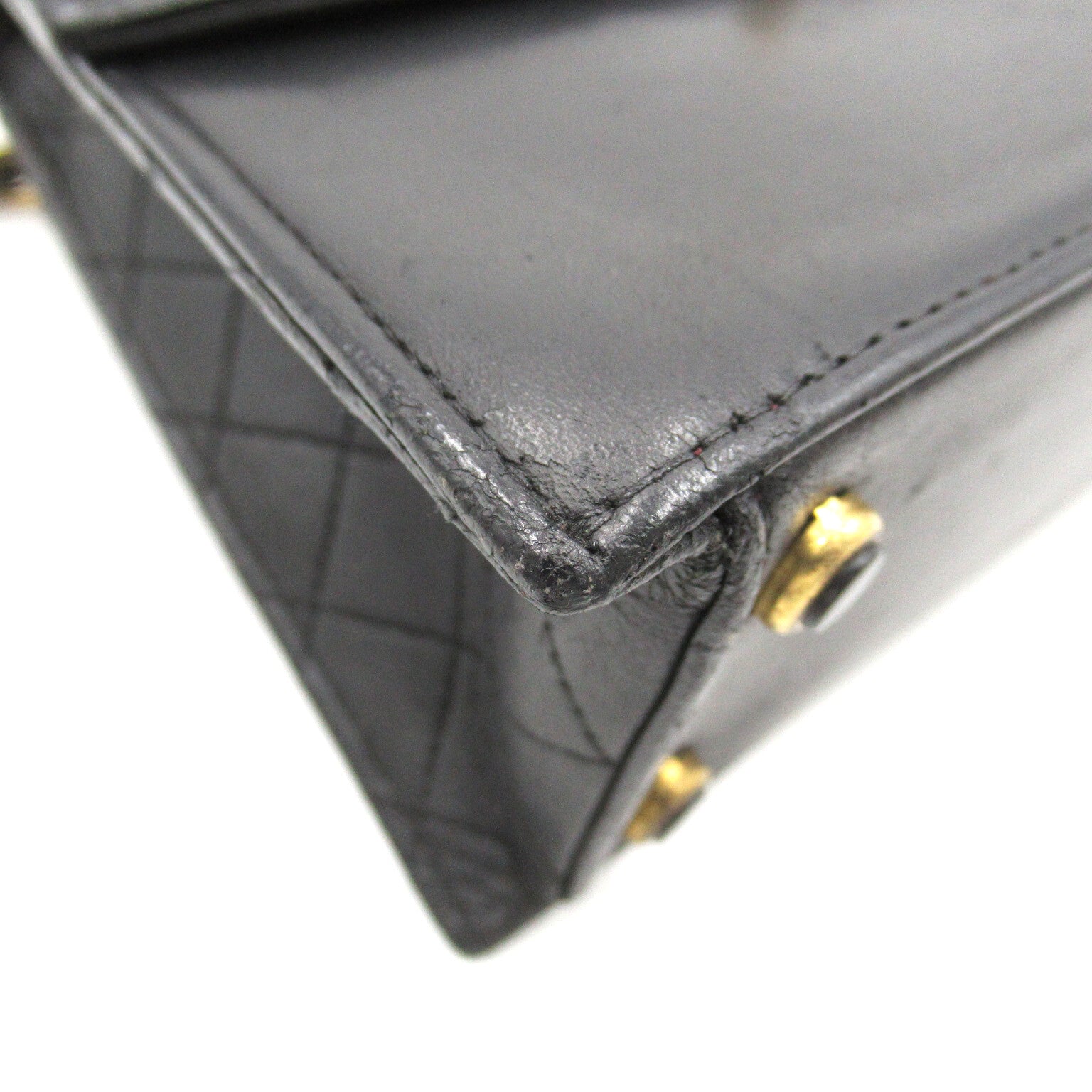 CHANEL【激減優惠】 羊皮皮革Chain Shoulder金扣肩背袋