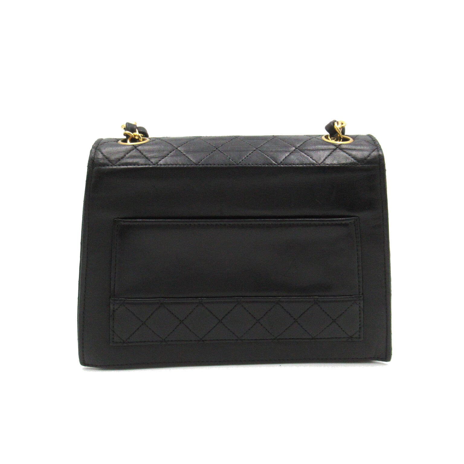 CHANEL【激減優惠】 羊皮皮革Chain Shoulder金扣肩背袋