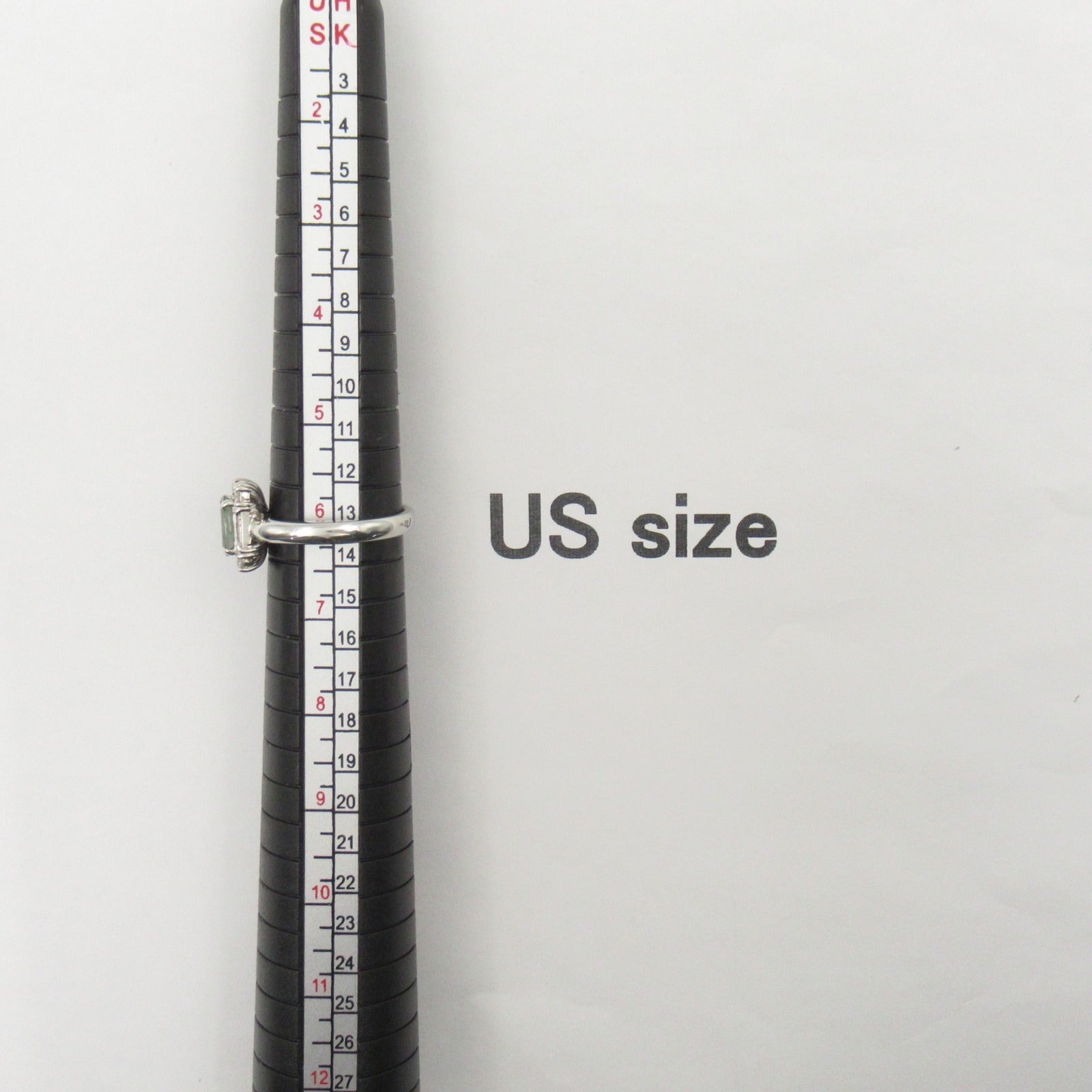 JEWELRY PT900鉑金Alexandrite Diamond Ring戒指US#6.25
