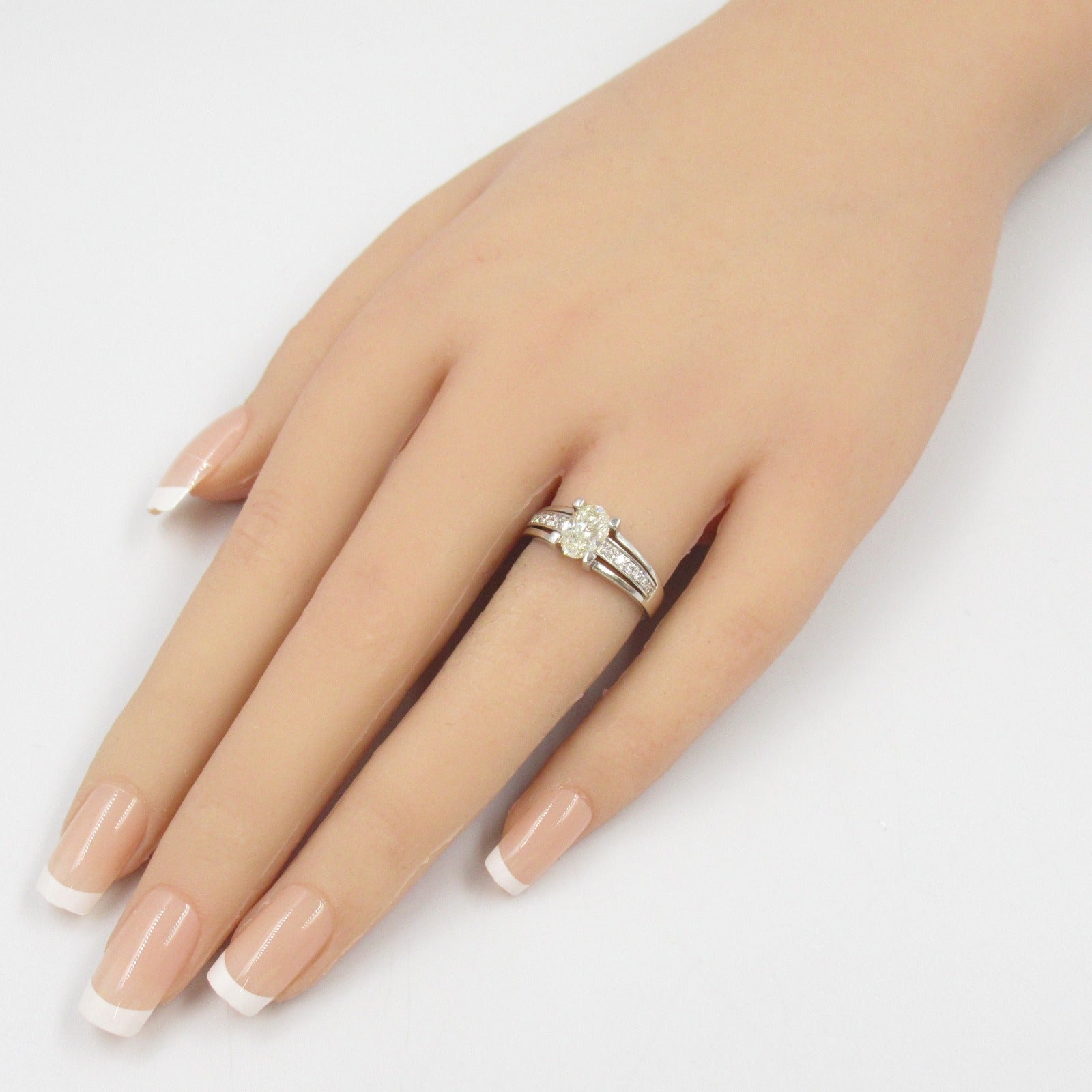 JEWELRY PT900鉑金Diamond Ring鑽石戒指US#6.25