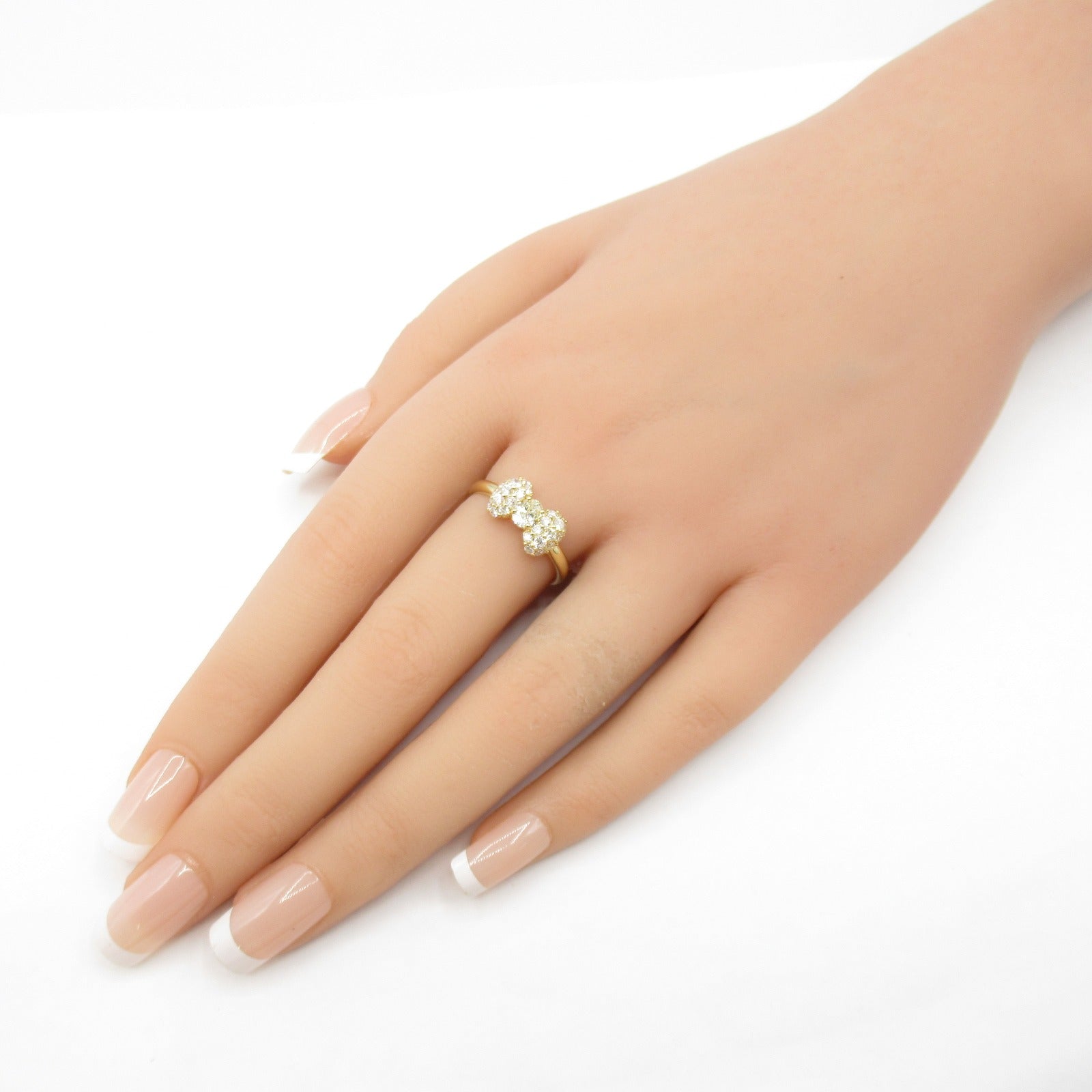 JEWELRY【激減優惠】 18K黃金Diamond Ring鑽石戒指US#7.5