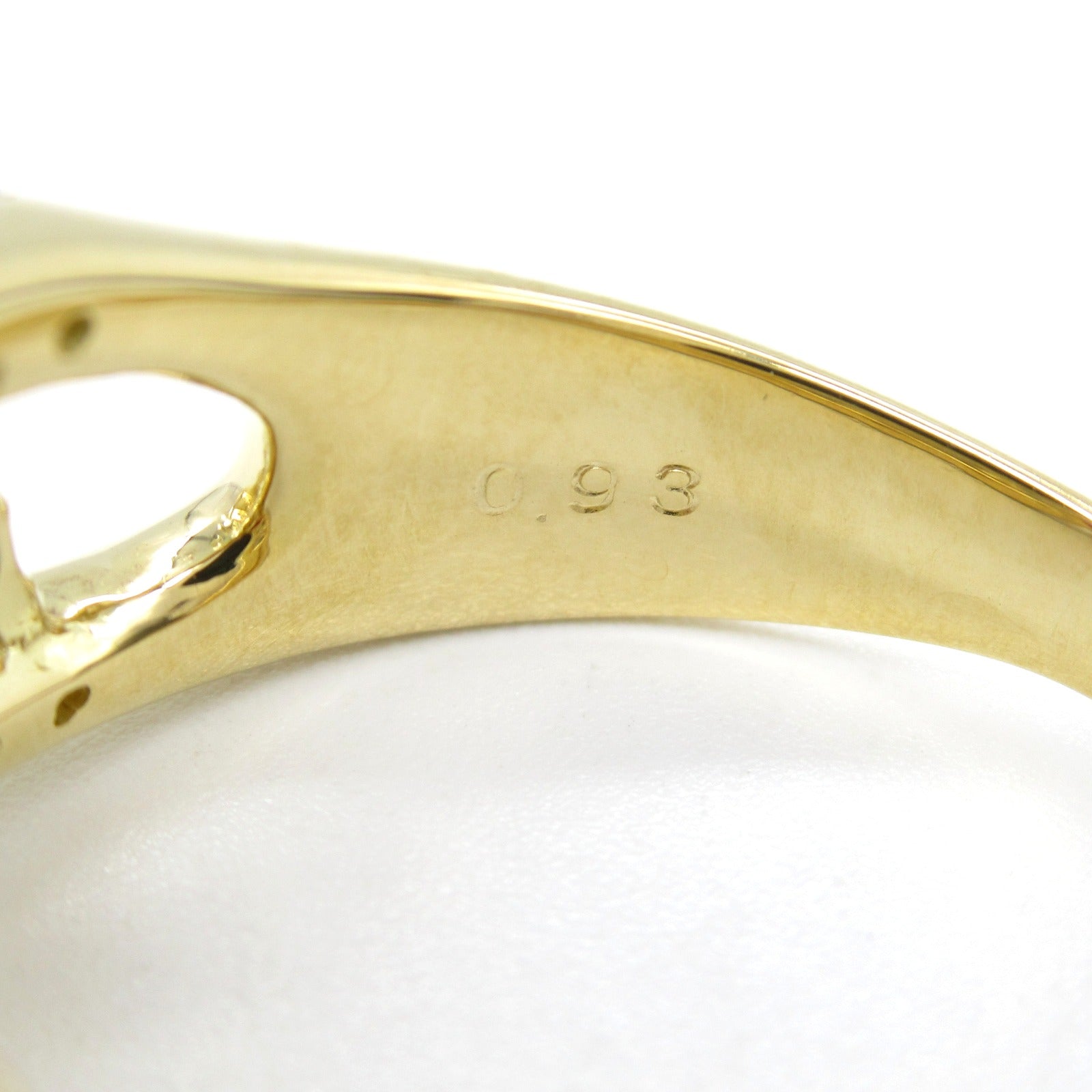 JEWELRY 18K黃金Ruby Diamond Ring紅寶石/鑽石戒指US#8