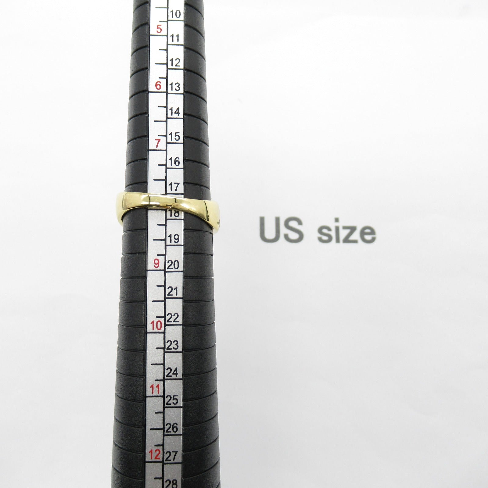 JEWELRY 18K黃金Ruby Diamond Ring紅寶石/鑽石戒指US#8