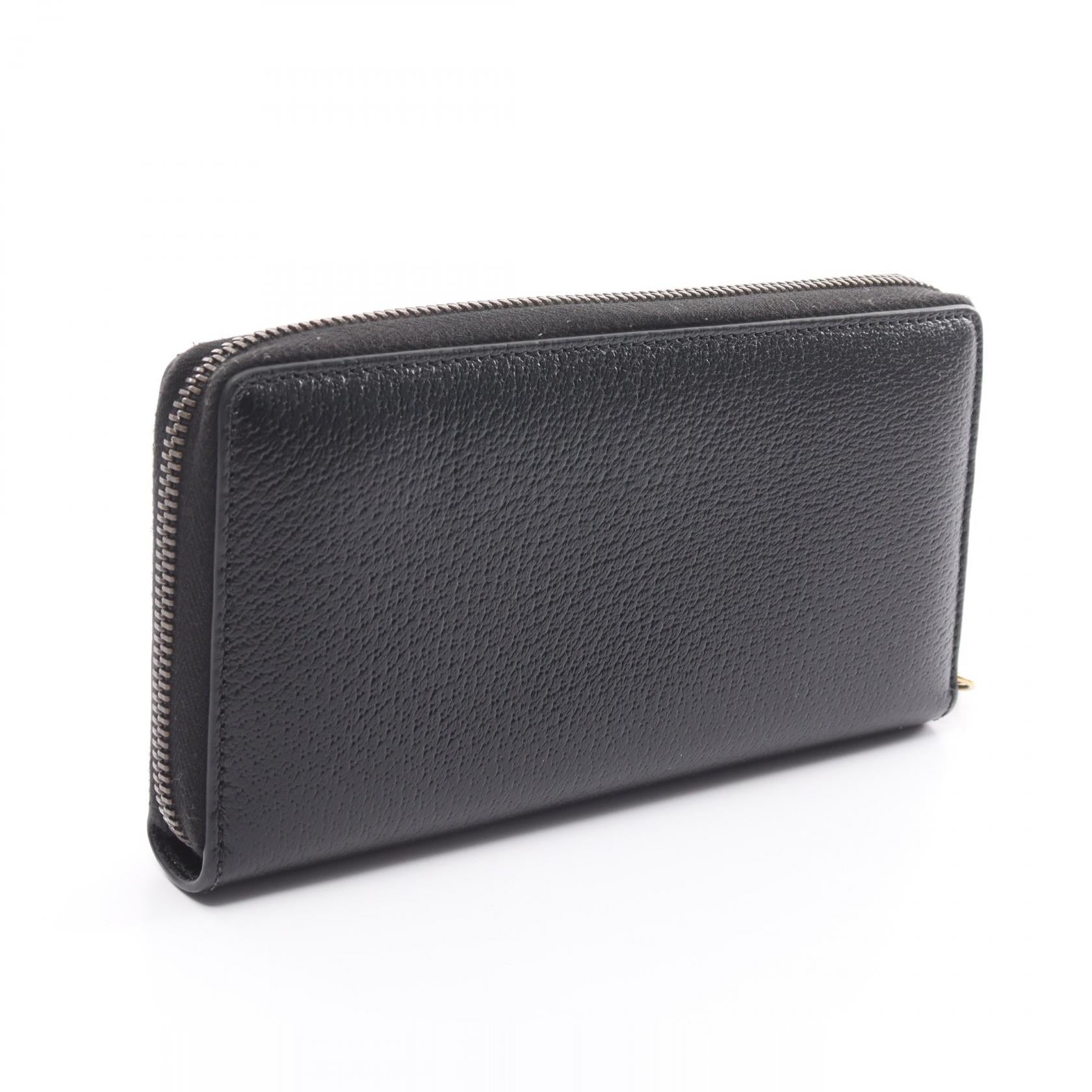 GUCCI 皮革Long Wallet長錢包黑色