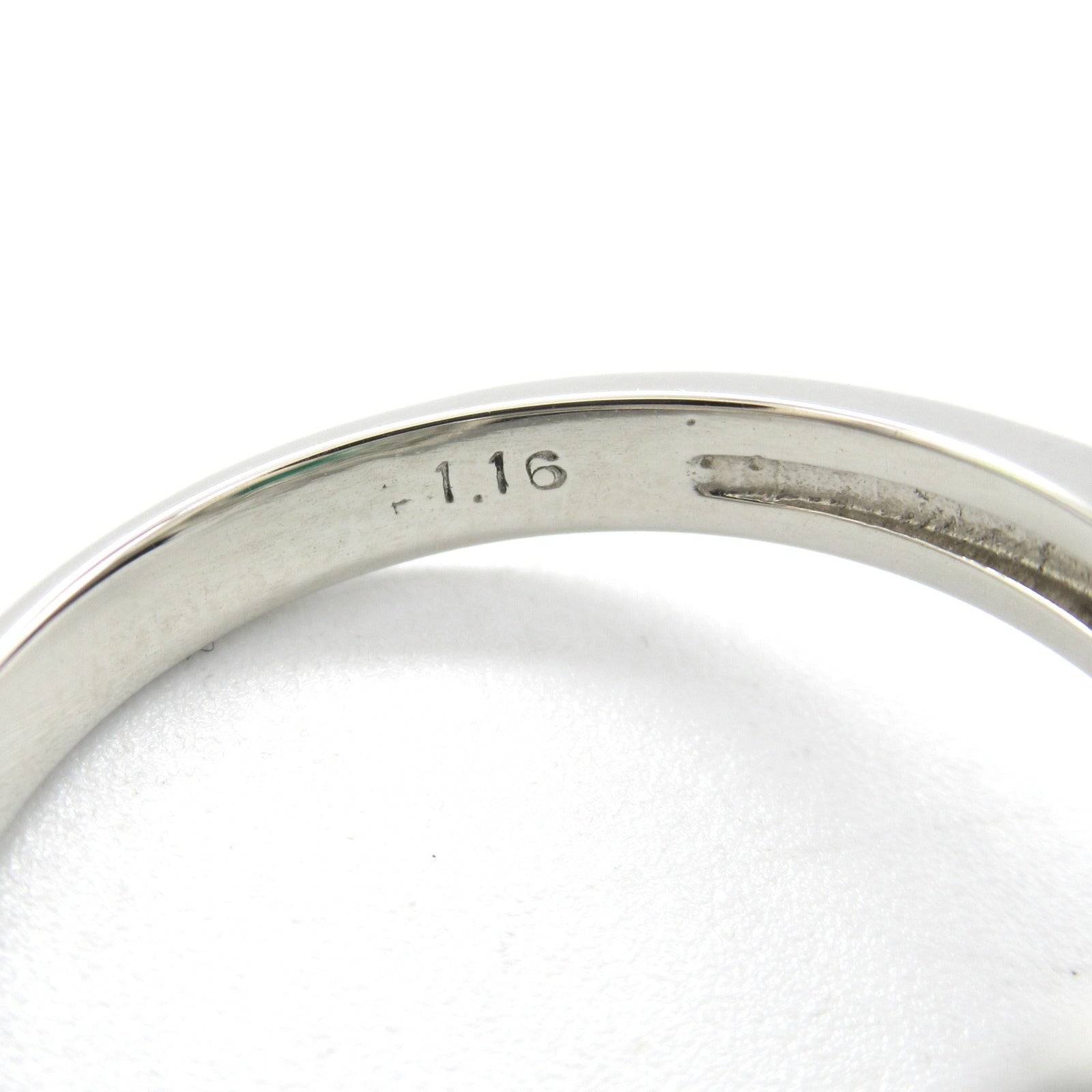 JEWELRY PT950鉑金Emerald Diamond Ring綠寶石/鑽石戒指US#6