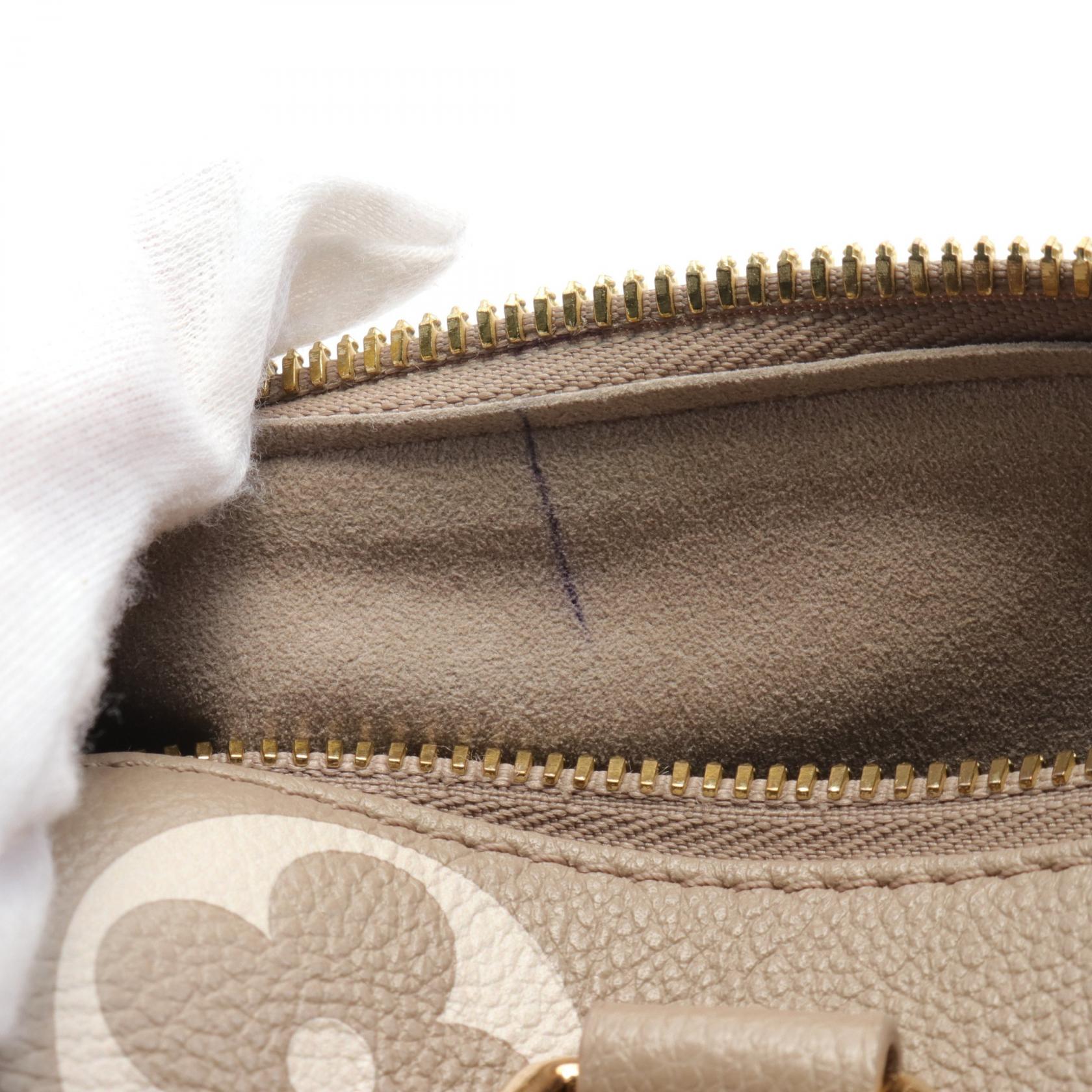 LOUIS VUITTON Monogram Empreinte Speedy Bandouliere 20扣手挽肩背兩用袋