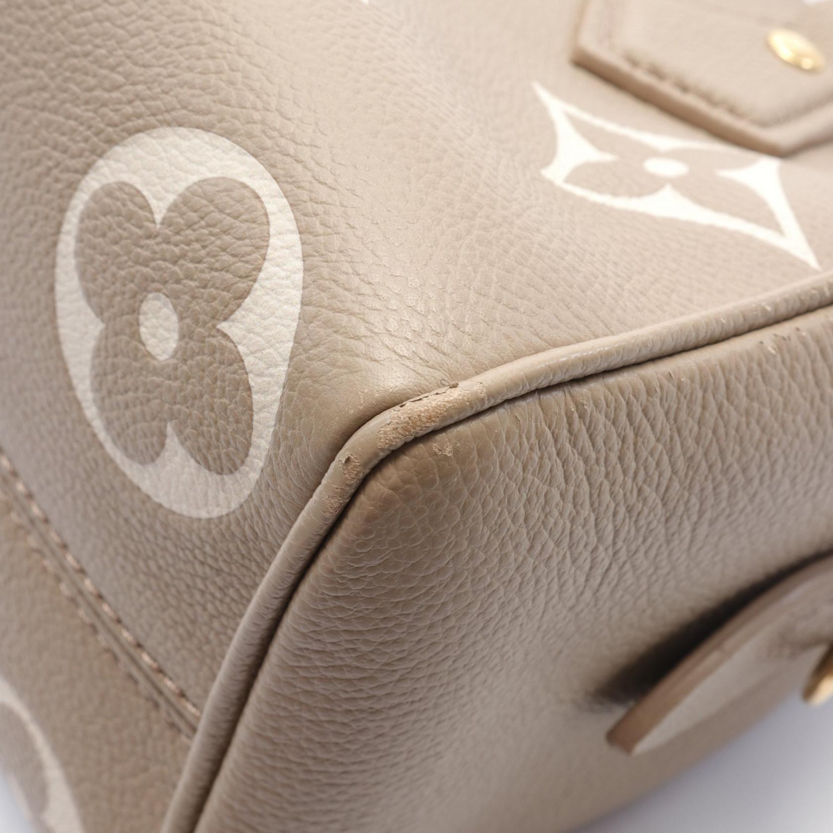 LOUIS VUITTON Monogram Empreinte Speedy Bandouliere 20扣手挽肩背兩用袋