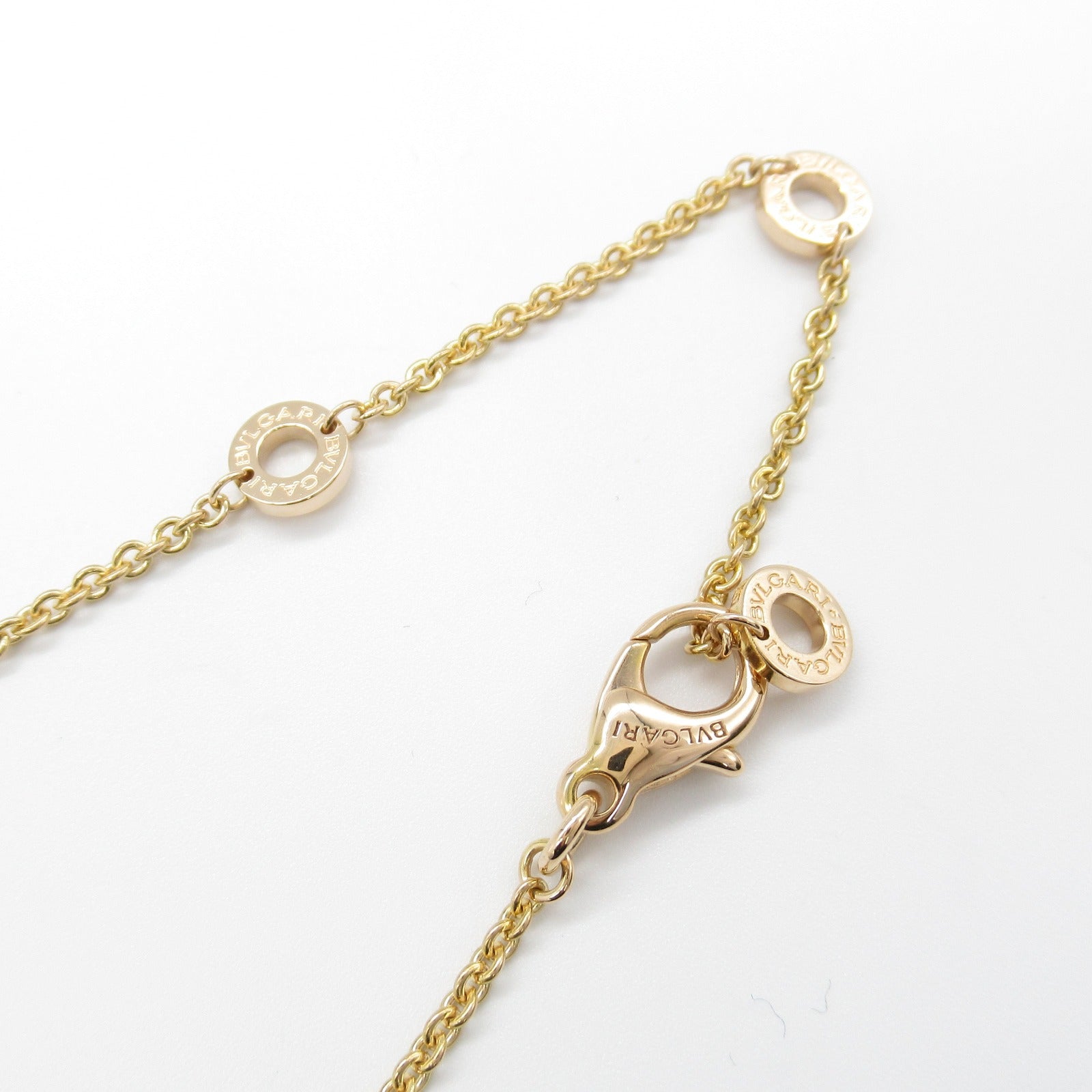 BVLGARI 18K玫瑰金B-zero1 Legend Dia Necklace項鍊