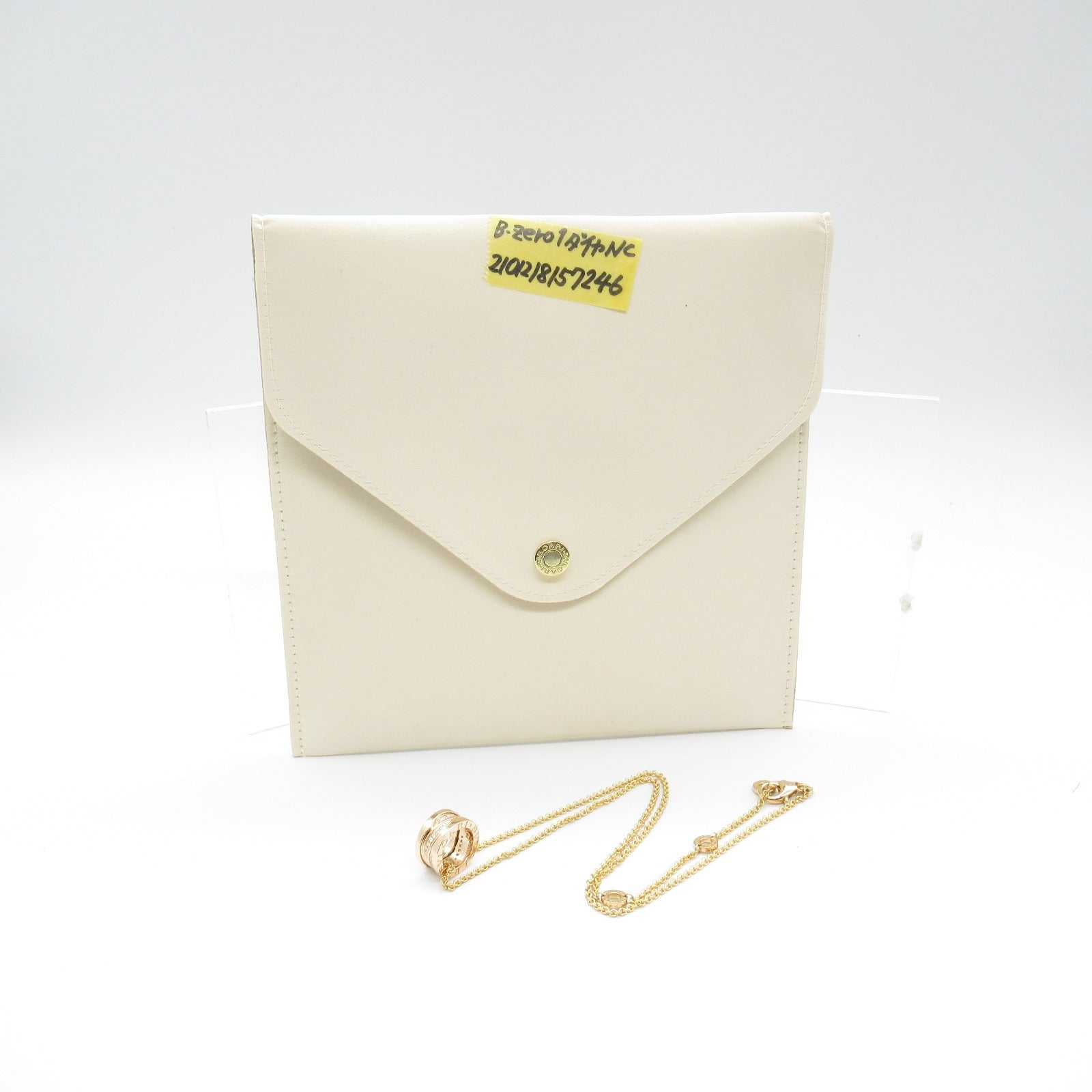 BVLGARI 18K玫瑰金B-zero1 Legend Dia Necklace項鍊