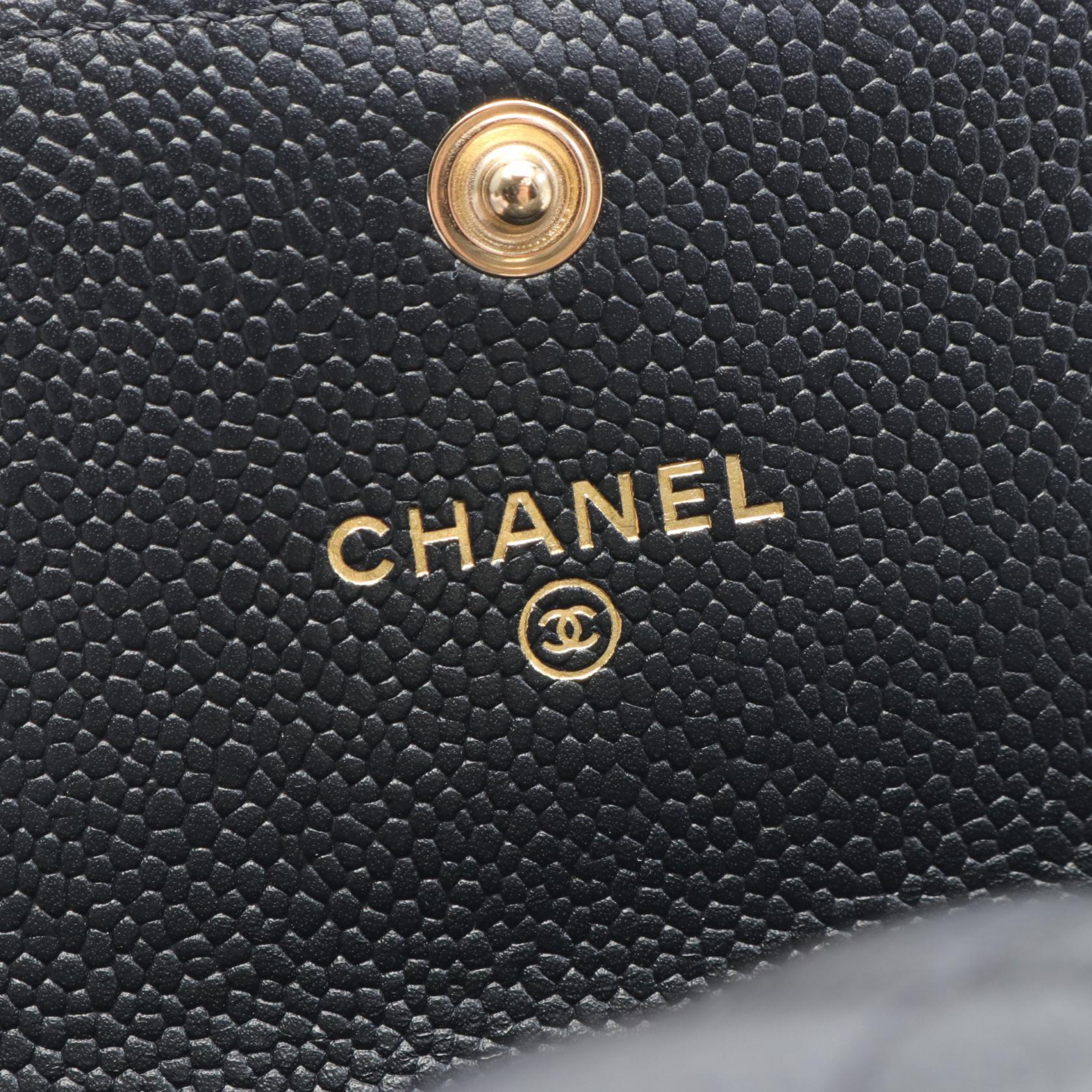 CHANEL 牛皮皮革Boy Chanel Chain Wallet金扣肩背袋’