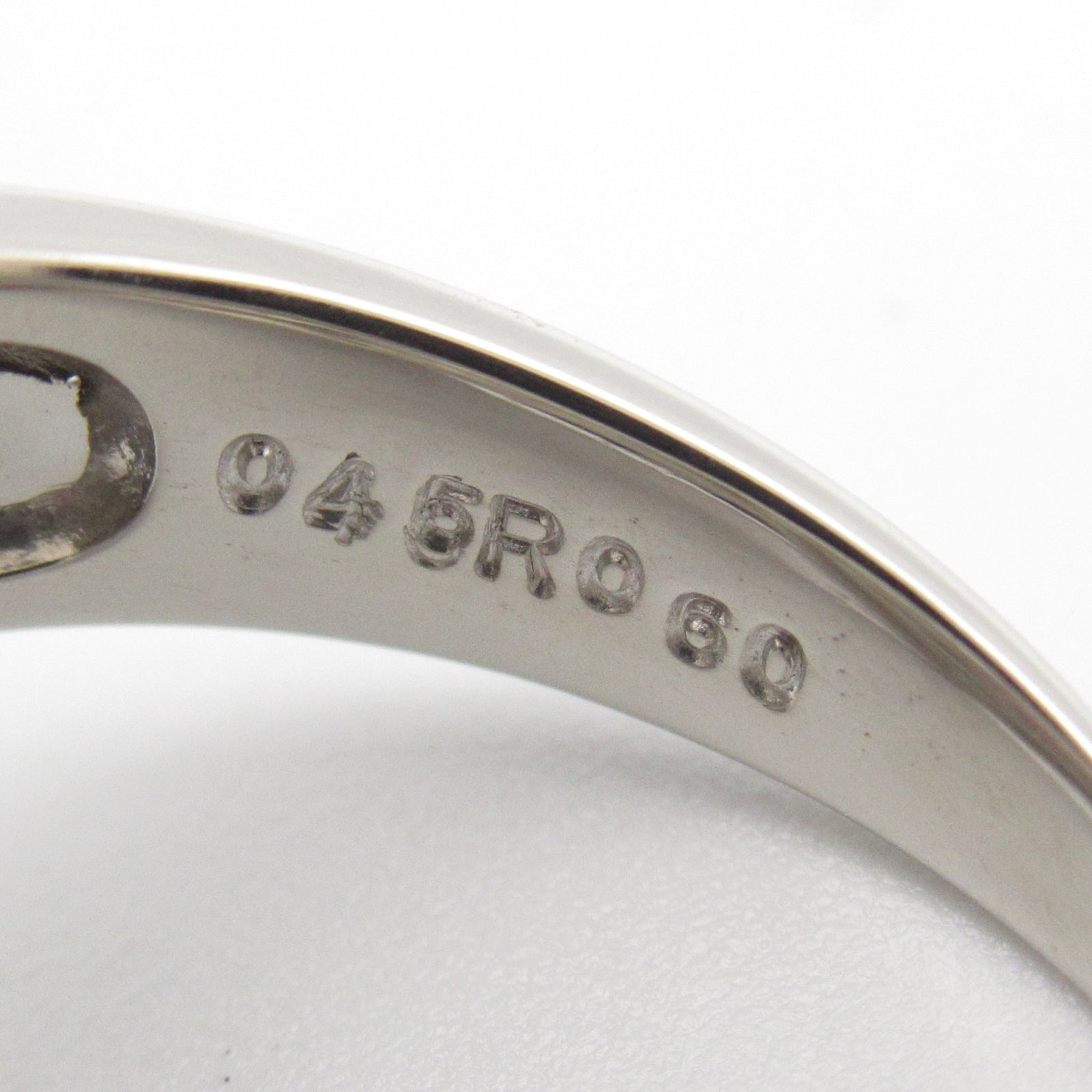 JEWELRY PT900鉑金Ruby Diamond Ring紅寶石/鑽石戒指US#6.25