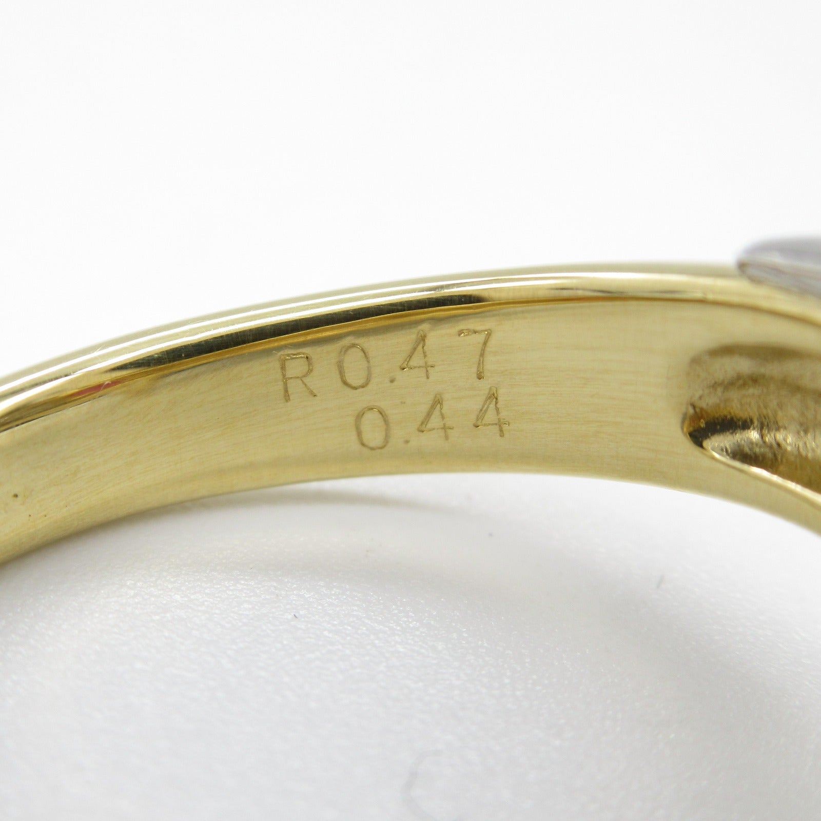 JEWELRY 18K黃金/PT900鉑金Chikako Kaku Ring紅寶石/鑽石戒指US#6.25