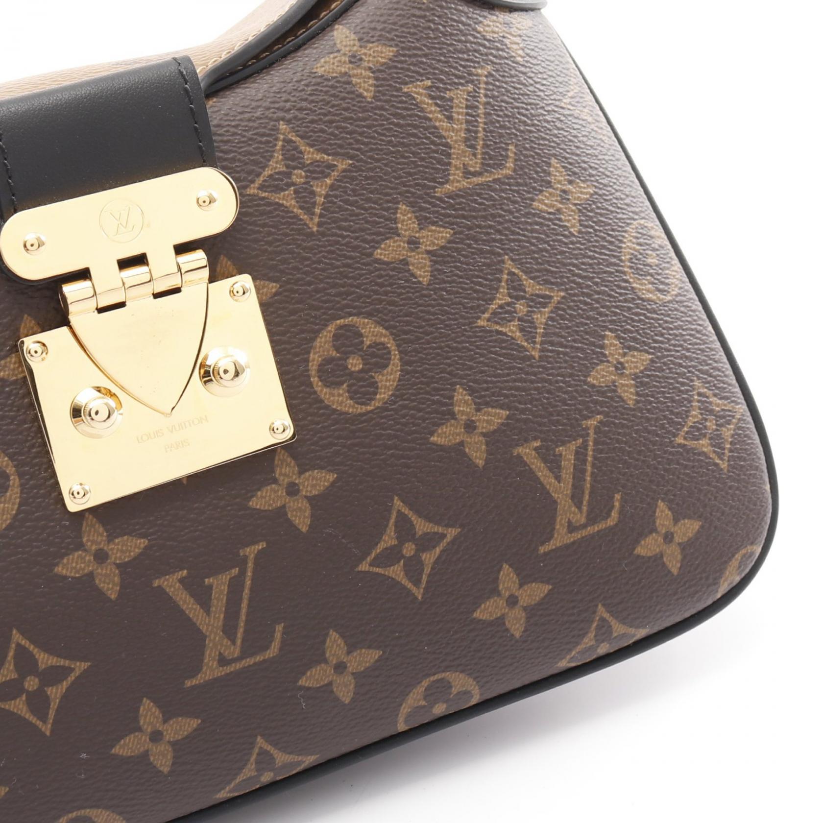 LOUIS VUITTON【激減優惠】 Monogram Reverse LV Twinny金扣肩背袋