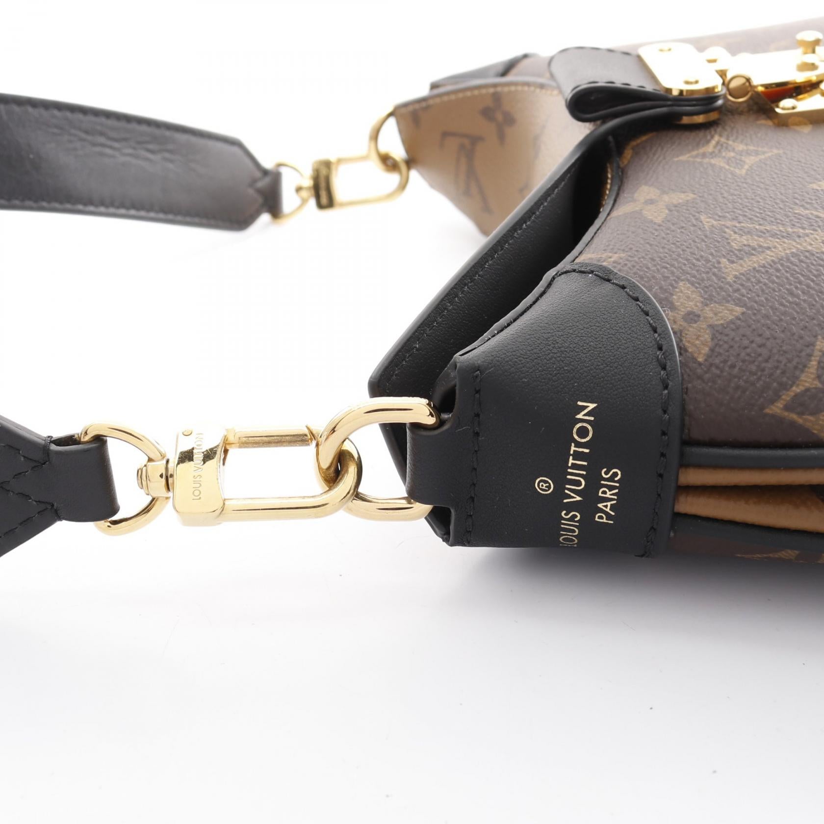 LOUIS VUITTON【激減優惠】 Monogram Reverse LV Twinny金扣肩背袋