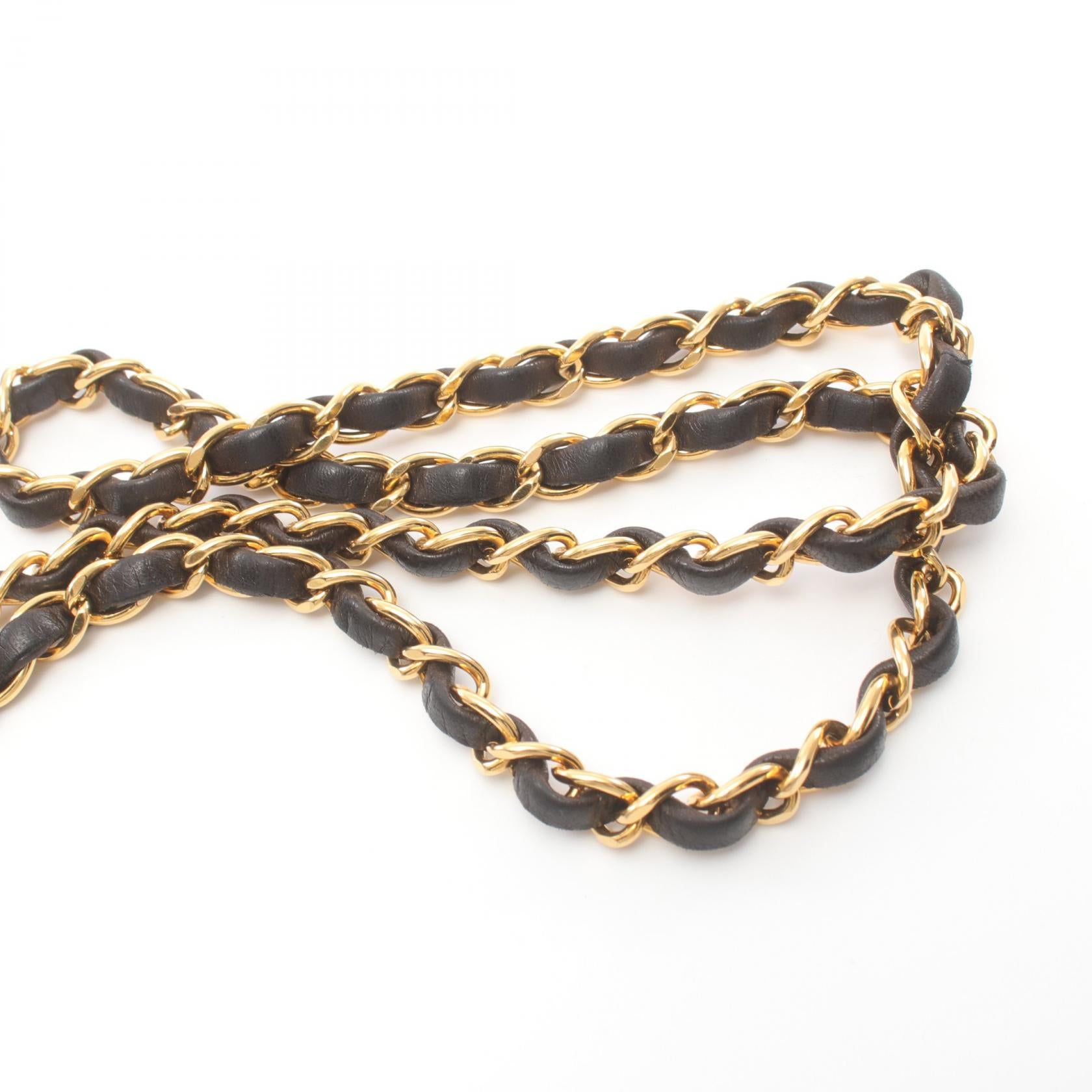 CHANEL 羊皮皮革Matelasse Diana Flap Chain Shoulder金扣肩背袋