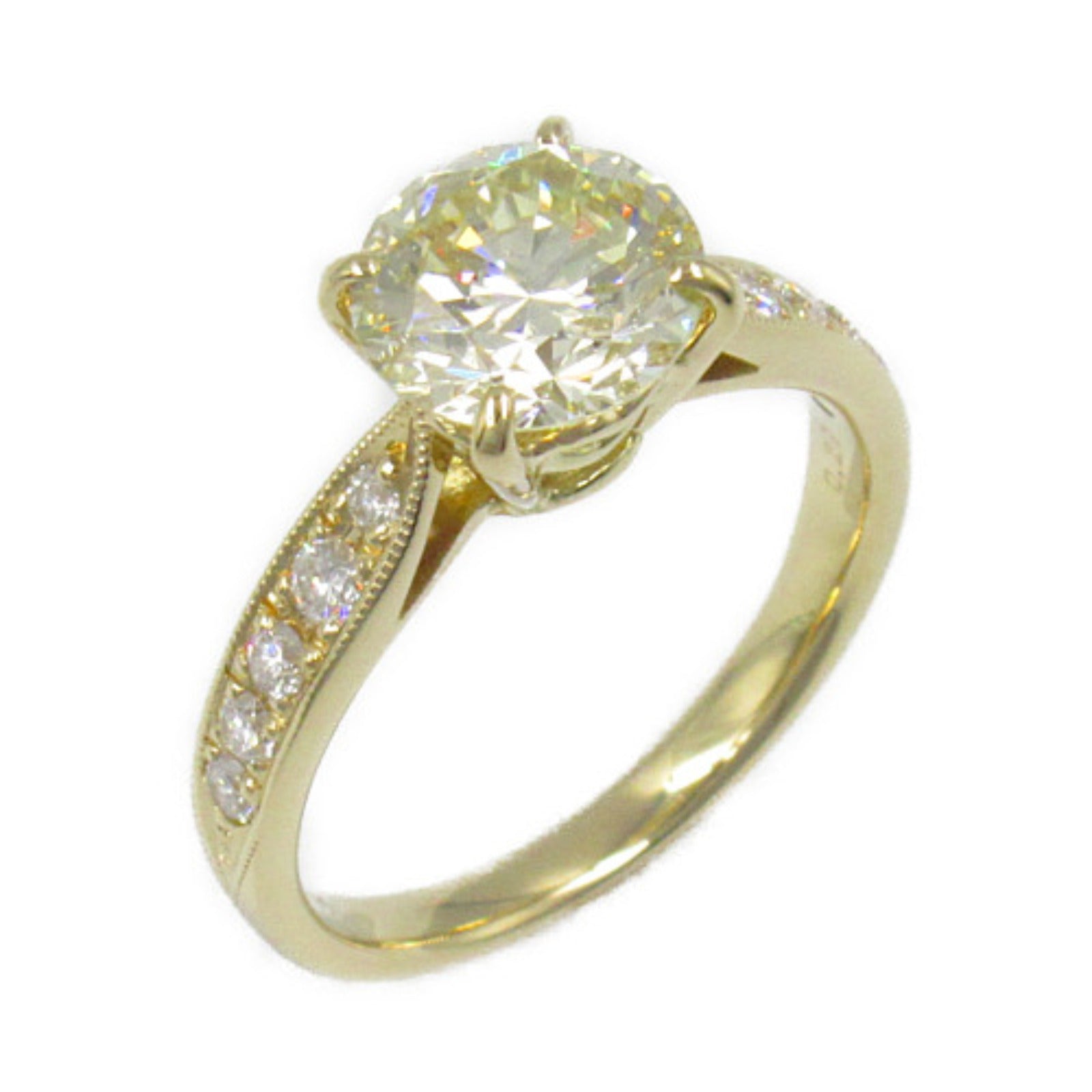 JEWELRY 18K黃金Diamond Ring鑽石戒指US#6.5