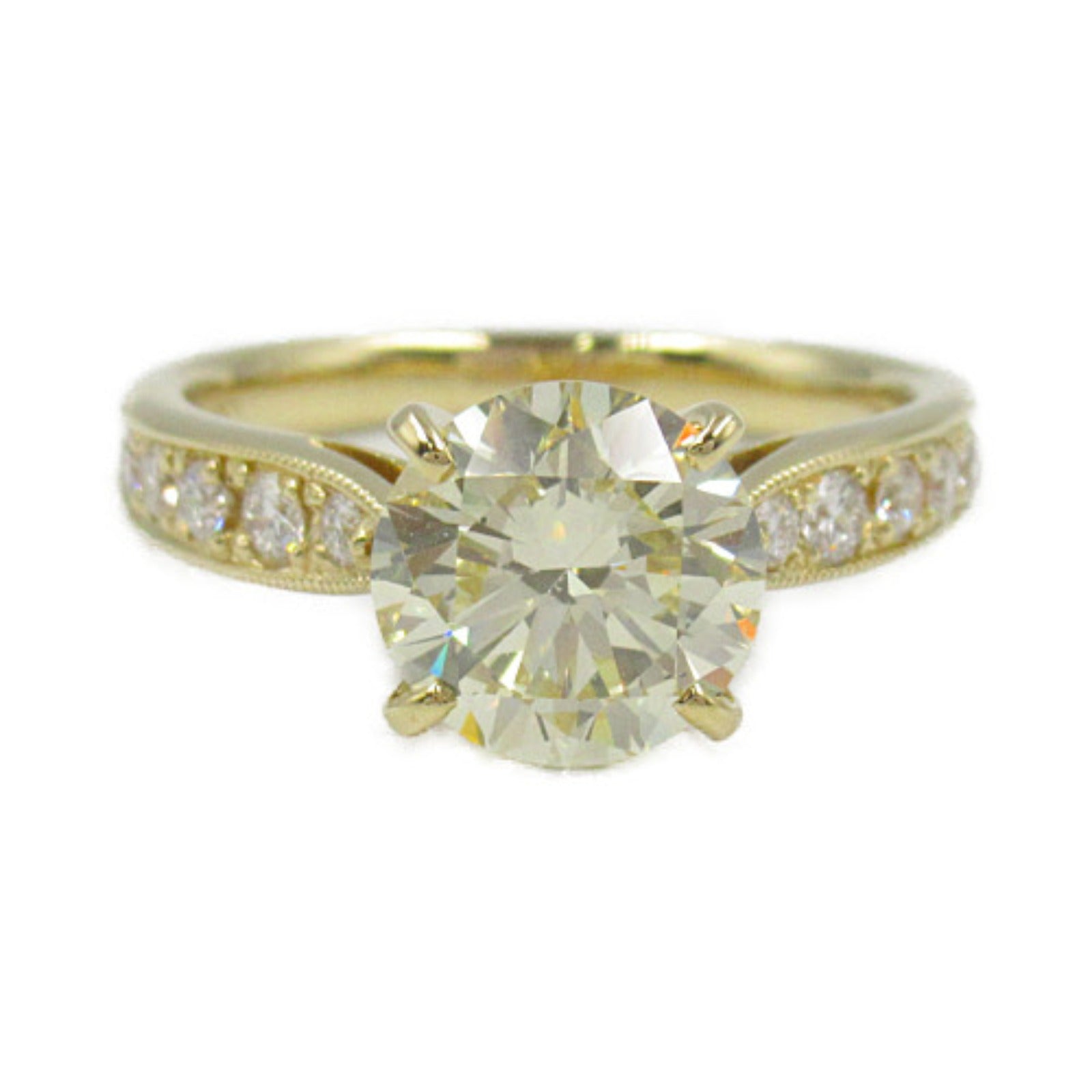 JEWELRY 18K黃金Diamond Ring鑽石戒指US#6.5