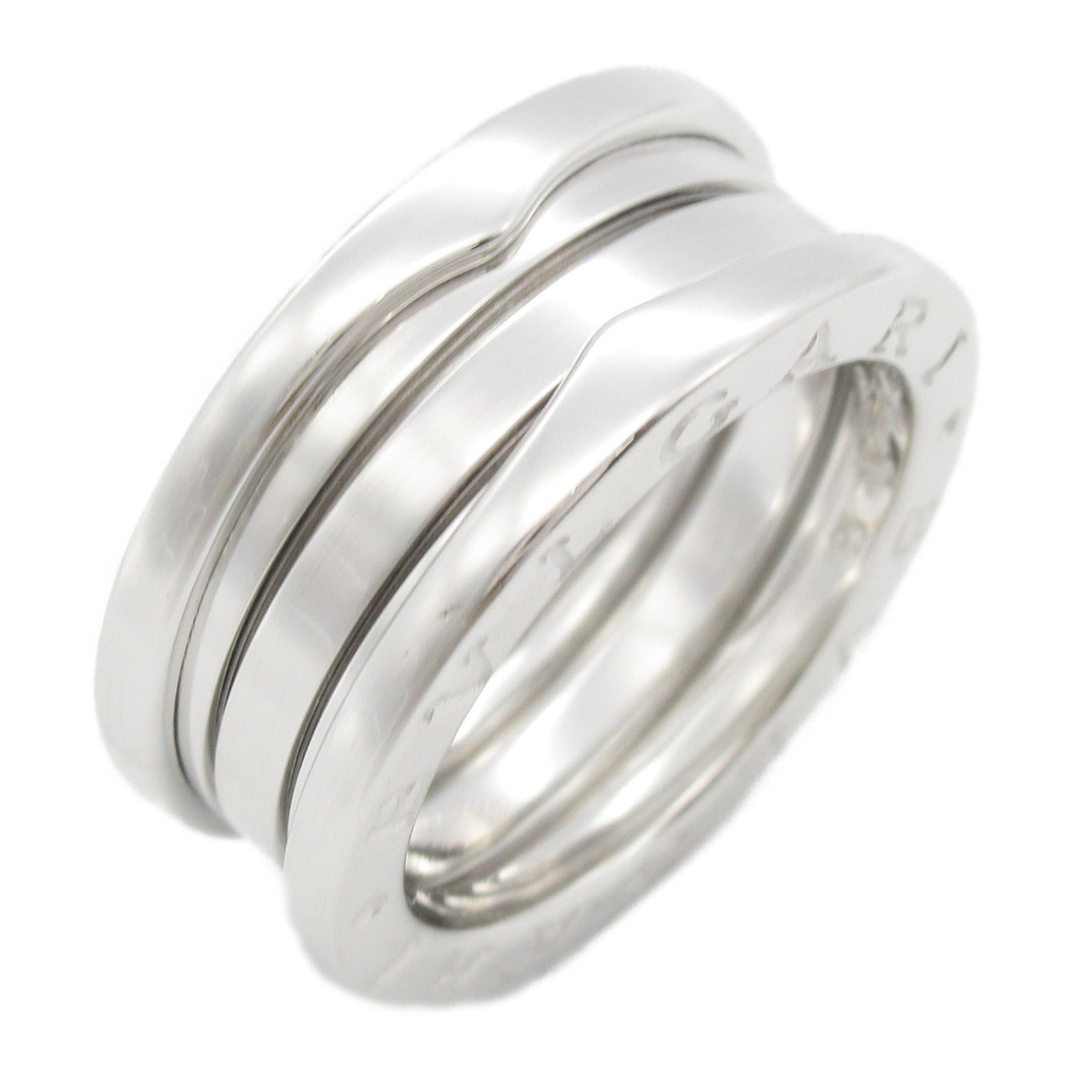 BVLGARI 18K白金B-zero1 Ring戒指Bvlgari#52/US#6
