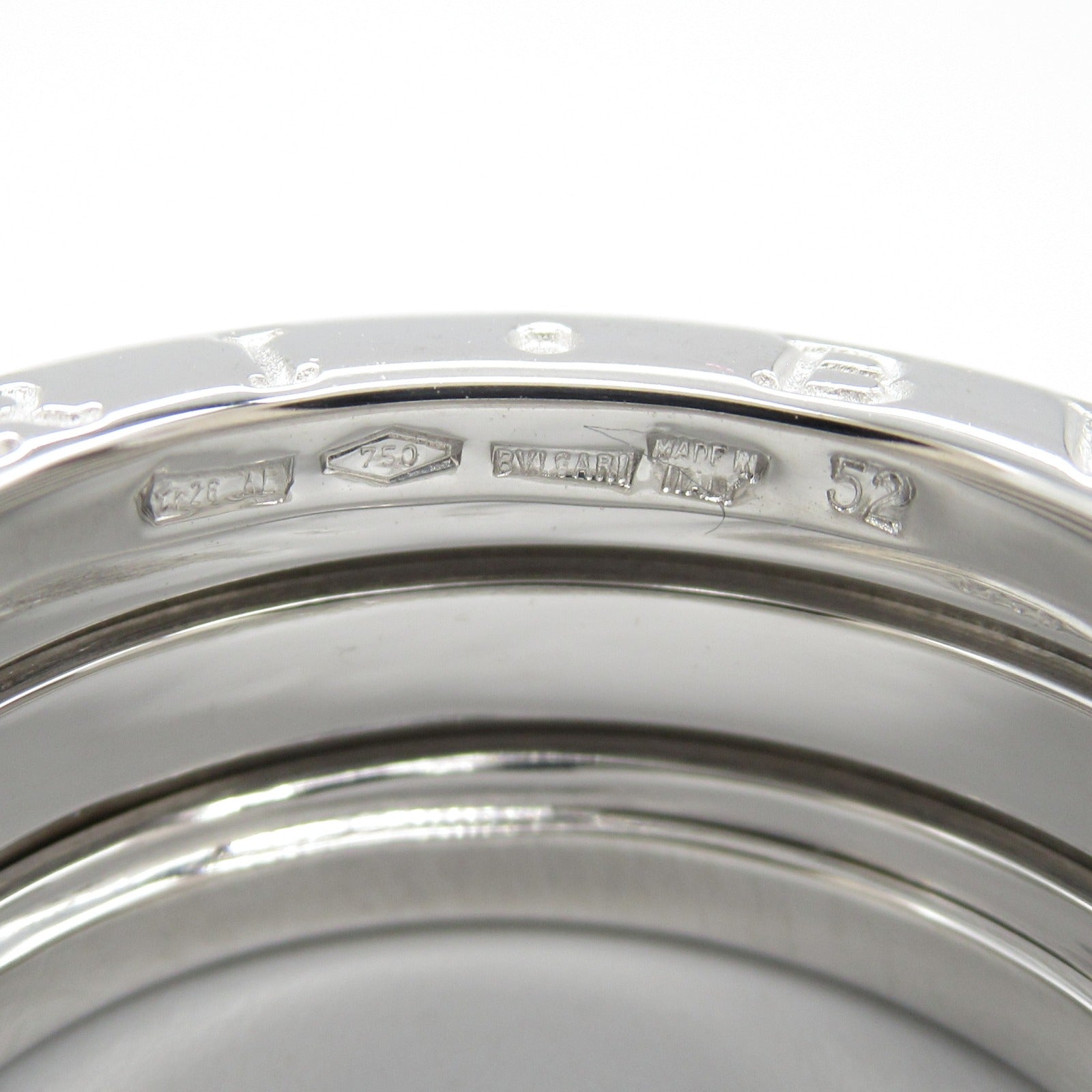 BVLGARI 18K白金B-zero1 Ring戒指Bvlgari#52/US#6