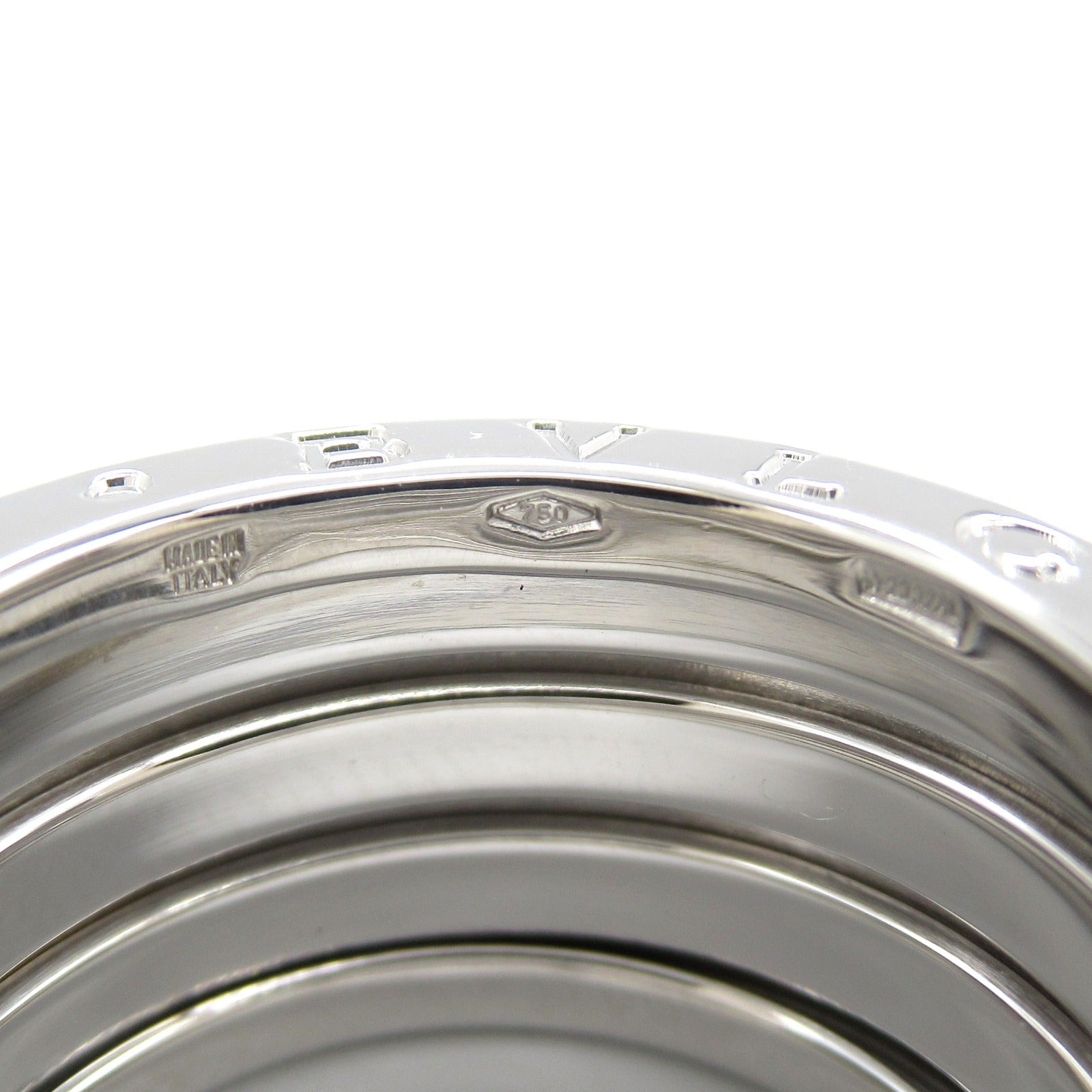 BVLGARI 18K白金B-zero1 Ring戒指Bvlgari#51/US#5.25