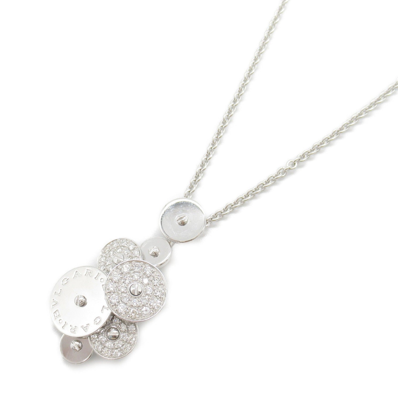 BVLGARI 18K白金Diamond Necklace鑽石項鍊