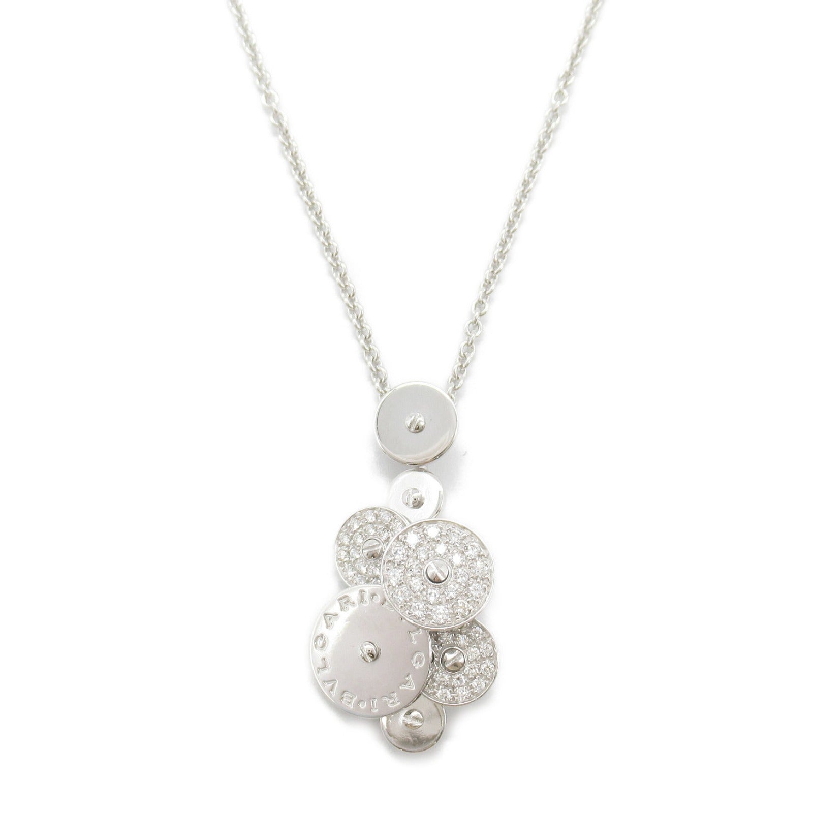 BVLGARI 18K白金Diamond Necklace鑽石項鍊